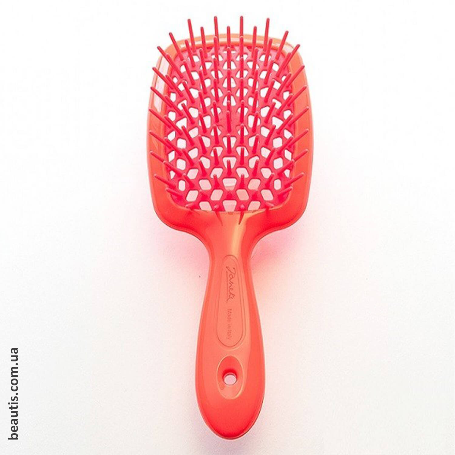 Маленький гребінець кораловий з неоном Janeke Superbrush Small Coral Neon