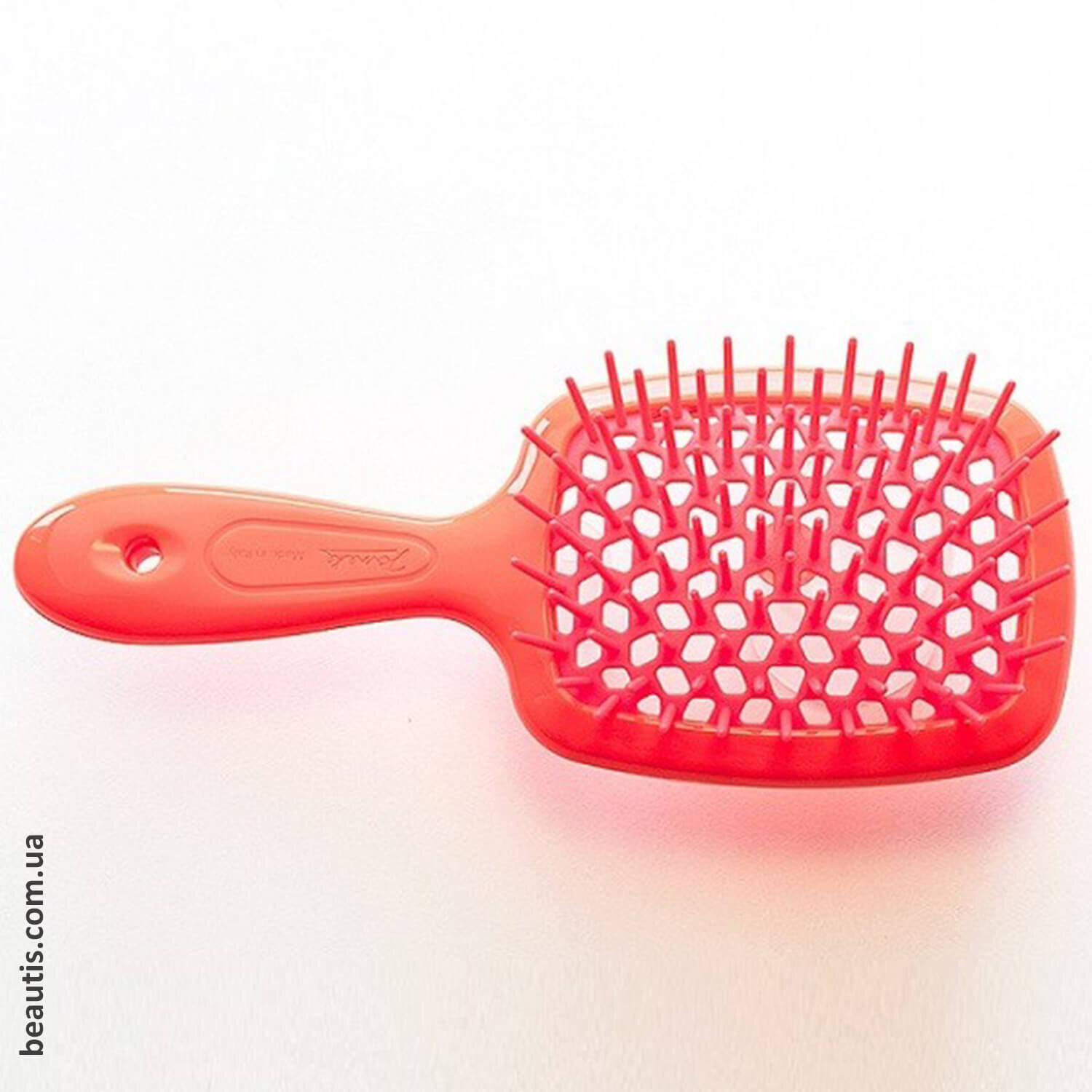 Маленький гребінець кораловий з неоном Janeke Superbrush Small Coral Neon