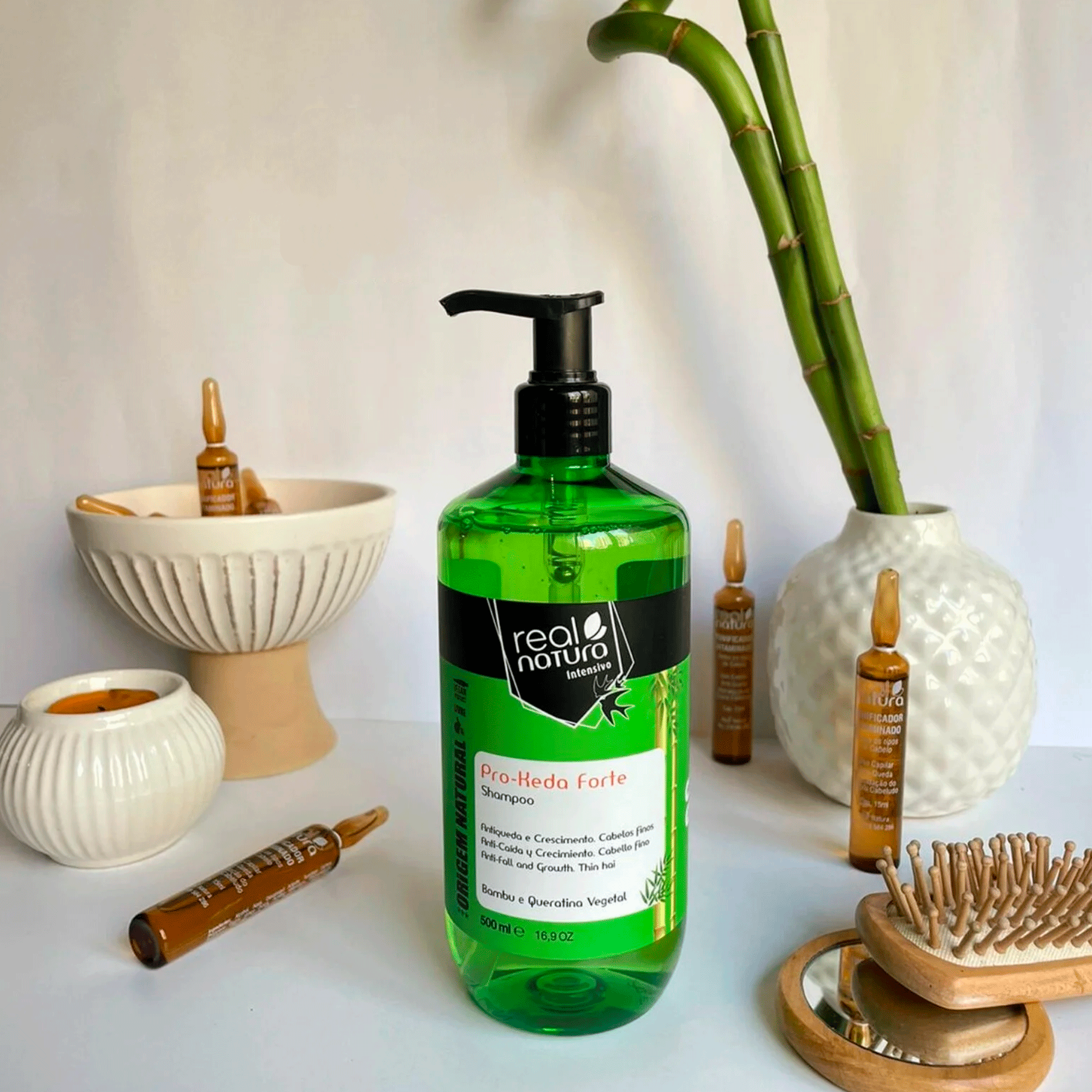 Шампунь против выпадения волос Real Natura Pro-Keda Forte Shampoo