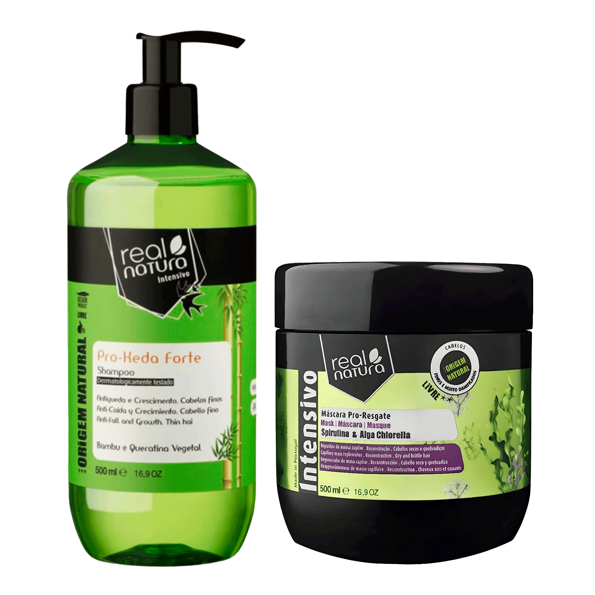 Шампунь против выпадения волос Real Natura Pro-Keda Forte Shampoo