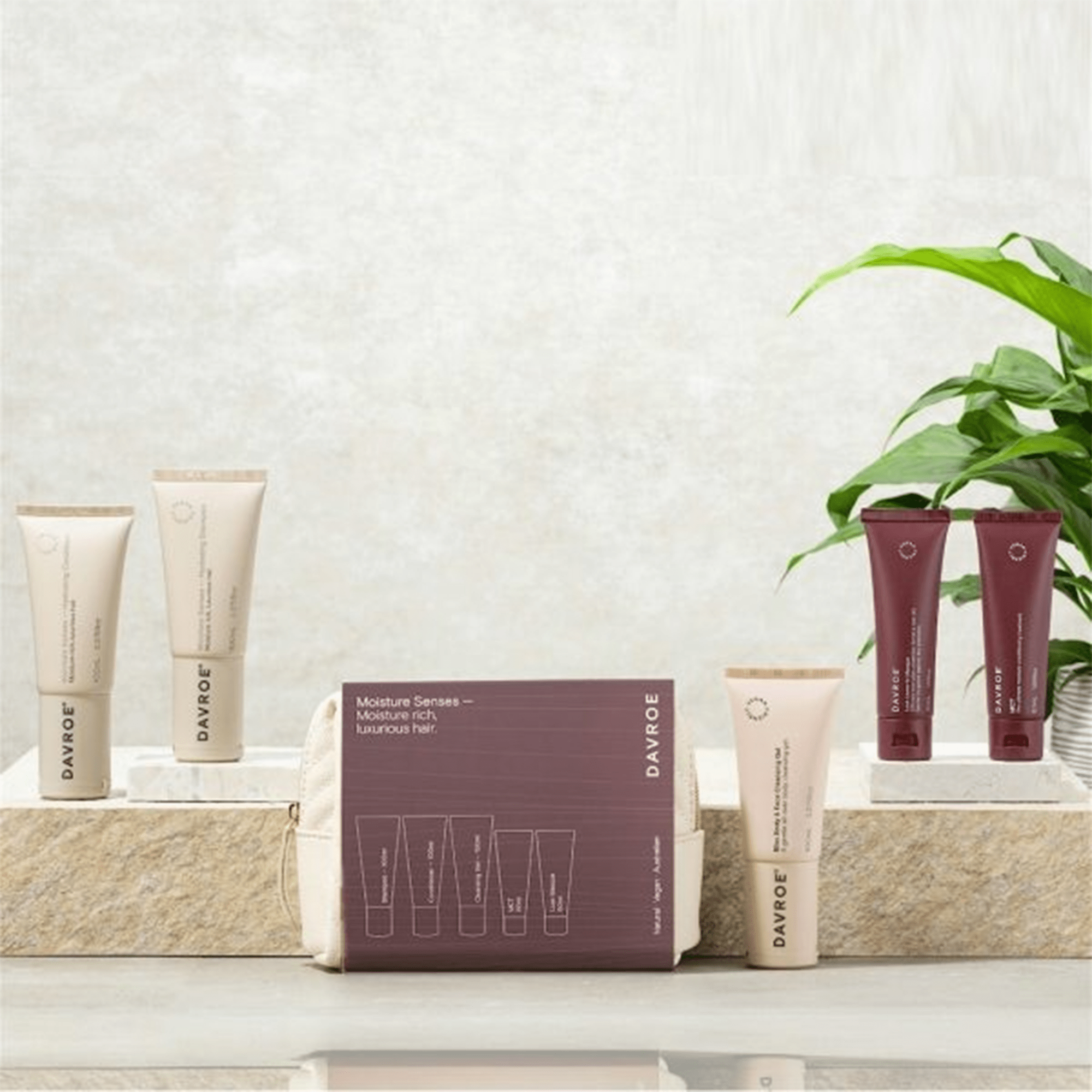 Рождественский тревел набор для увлажнения Davroe Christmas Moisture Senses Travel Pack