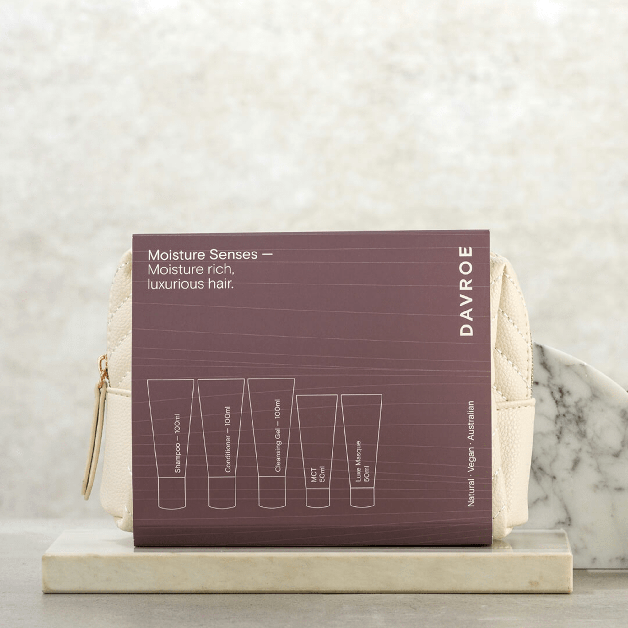 Рождественский тревел набор для увлажнения Davroe Christmas Moisture Senses Travel Pack