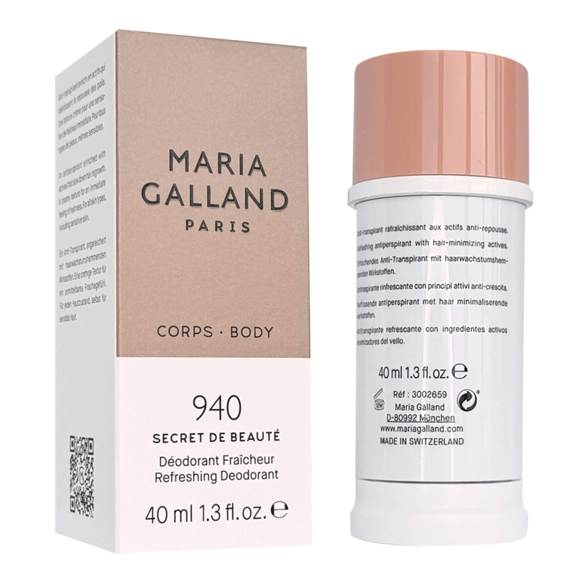 Освіжаючий дезодорант Maria Galland 940 Refreshing Deodorant
