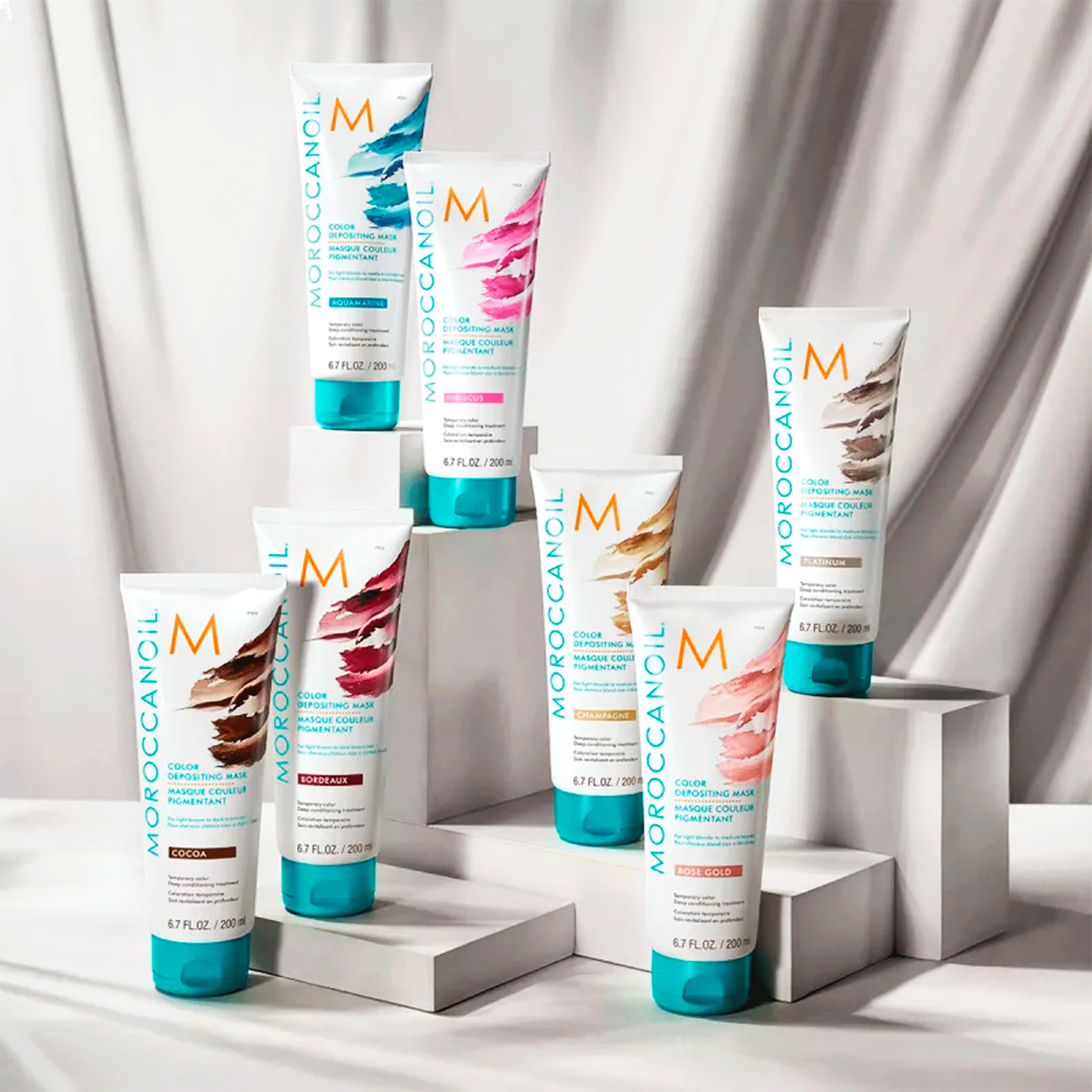 Маска для волосся Moroccanoil Color Depositing Mask Aquamarine