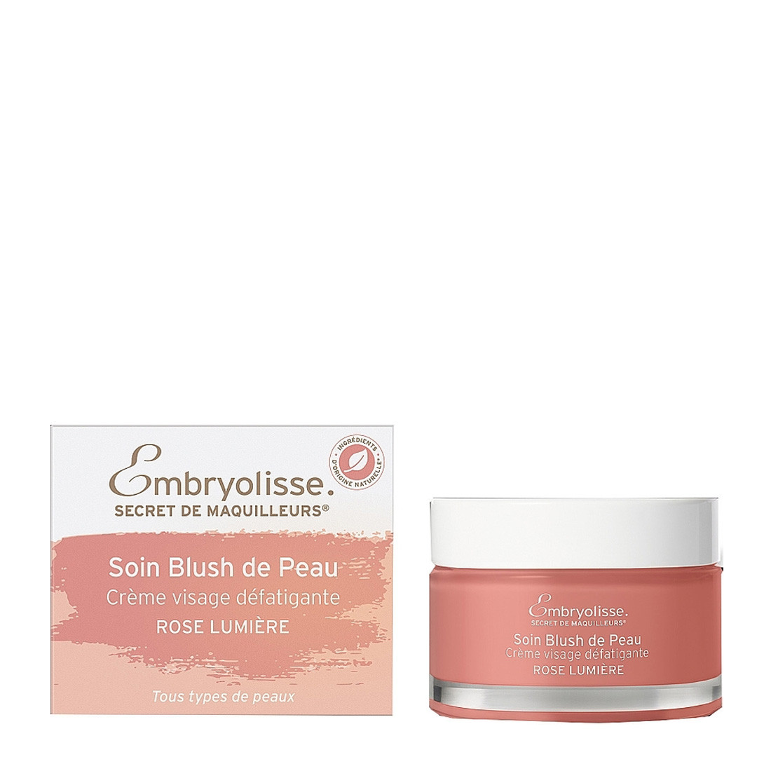 Крем-основа под макияж с эффектом сияния Embryolisse Radiant Complexion Cream Rose Glow