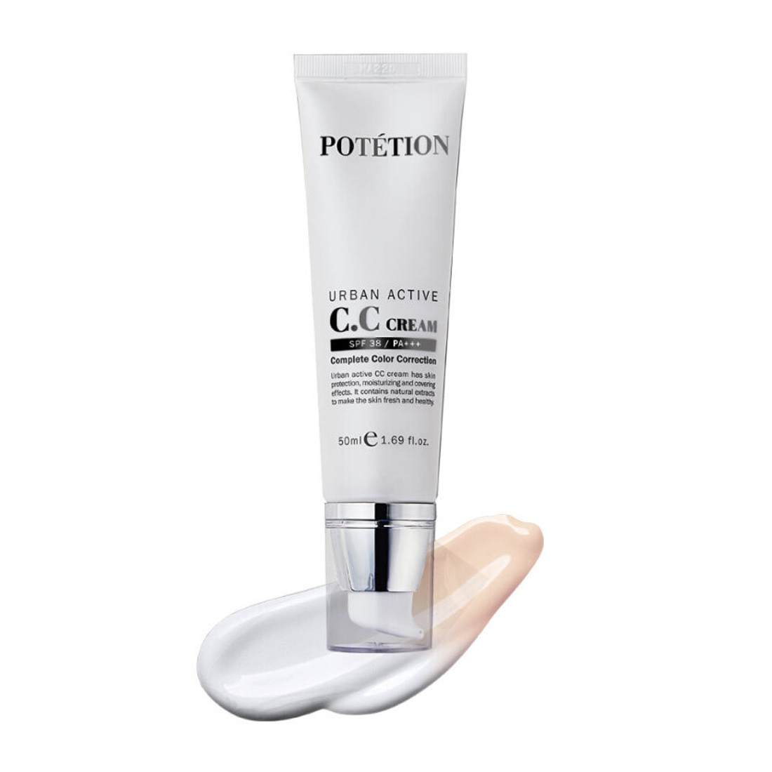 CUSKIN Potetion Urban Active SPF38 PA+++ CC Cream - CC Крем для активной защиты кожи от солнца spf 38+