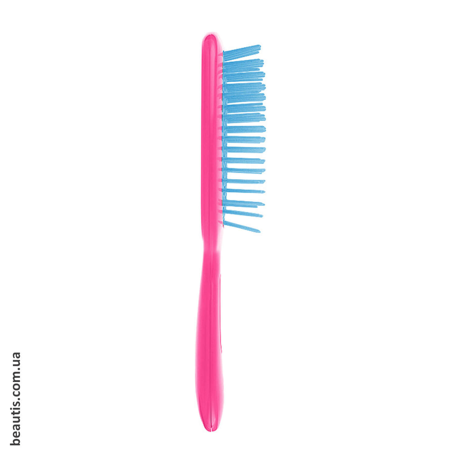 Гребінець малиновий з блакитним Janeke Superbrush Standart Raspberry & Blue
