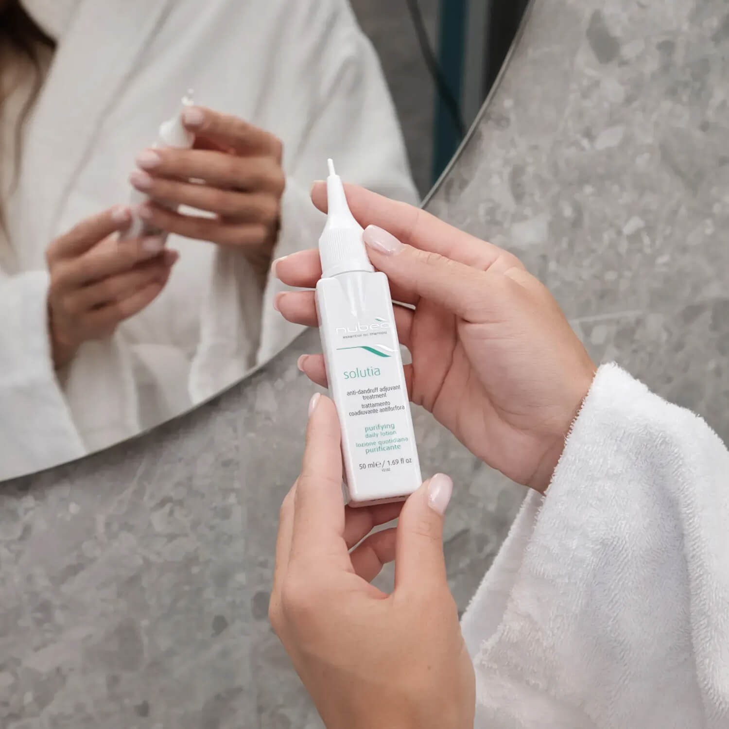 Очищающий лосьон для волос против перхоти Nubea Solutia Purify Daily Lotion 