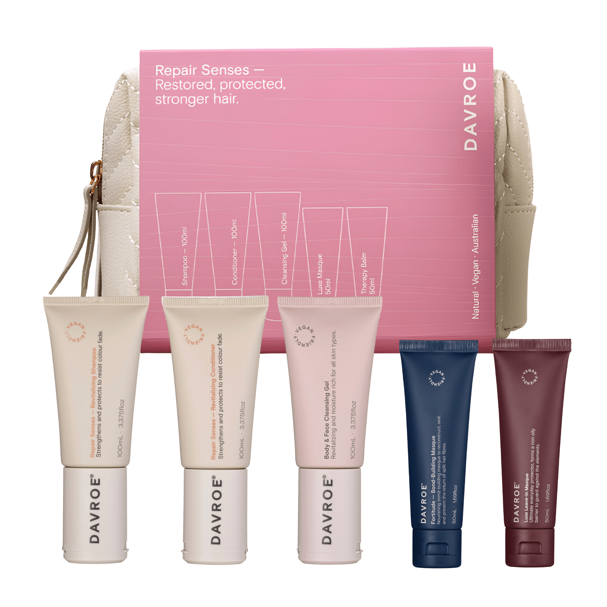 Davroe Рождественский тревел набор для восстановления волос