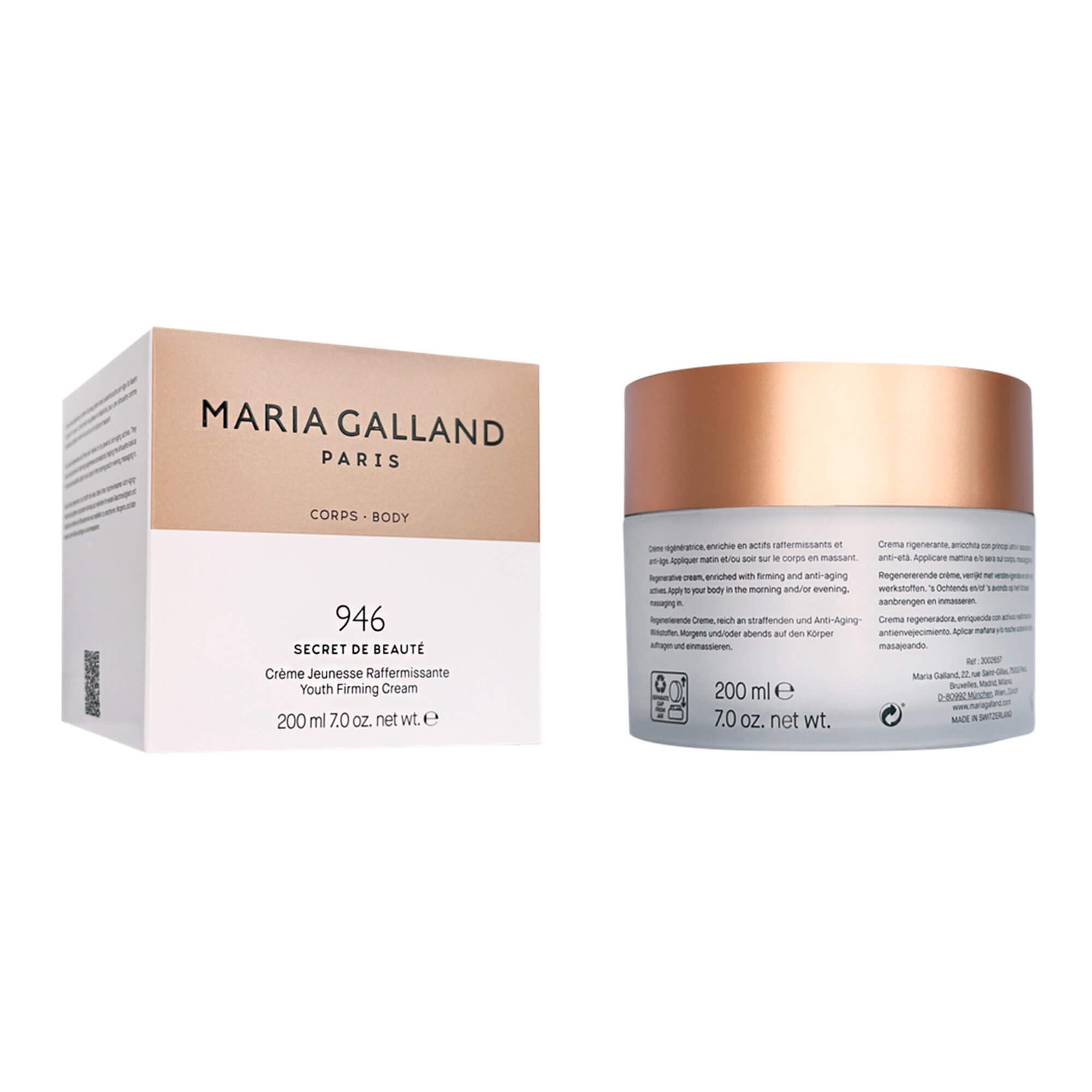 Відновлюючий крем для тіла Maria Galland 946 Youth Firming Cream