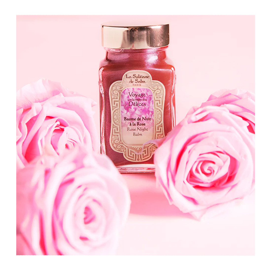 Ультра-питательный ночной бальзам для лица с розой La Sultane De Saba Rose Night Balm