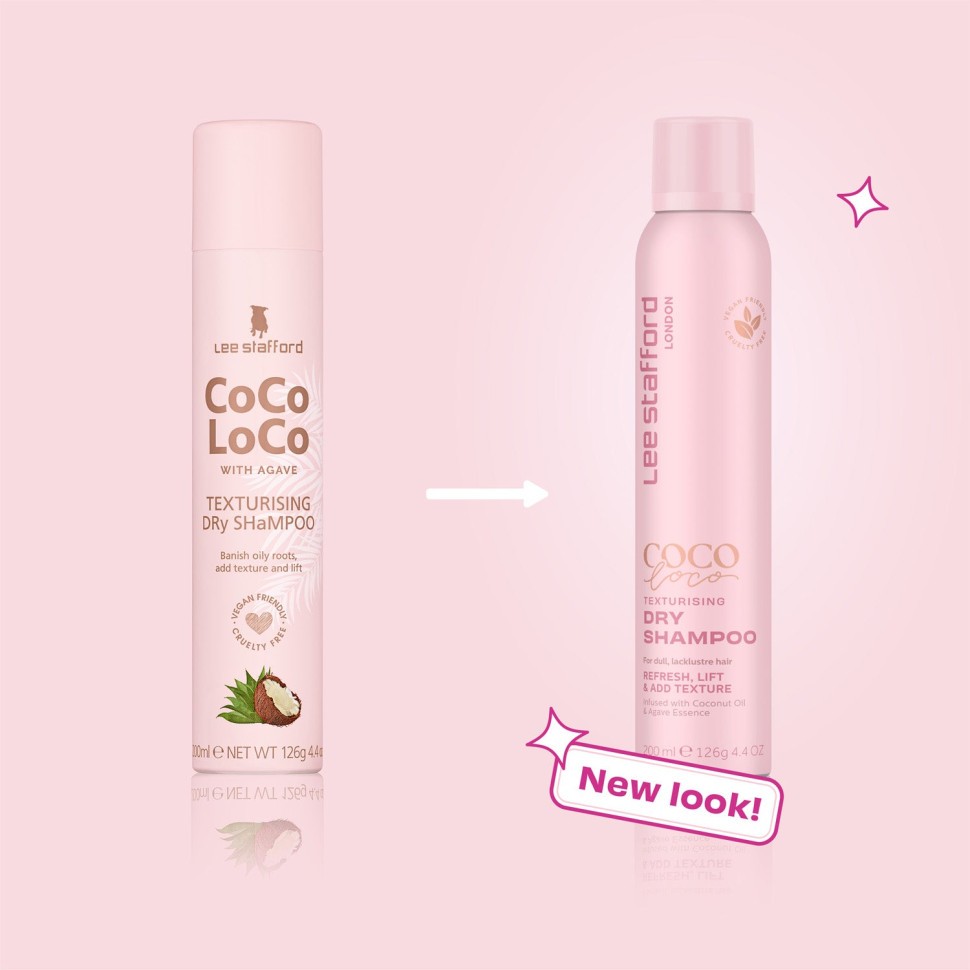 Сухой шампунь Lee Stafford Coco Loco Texturising Dry Shampoo