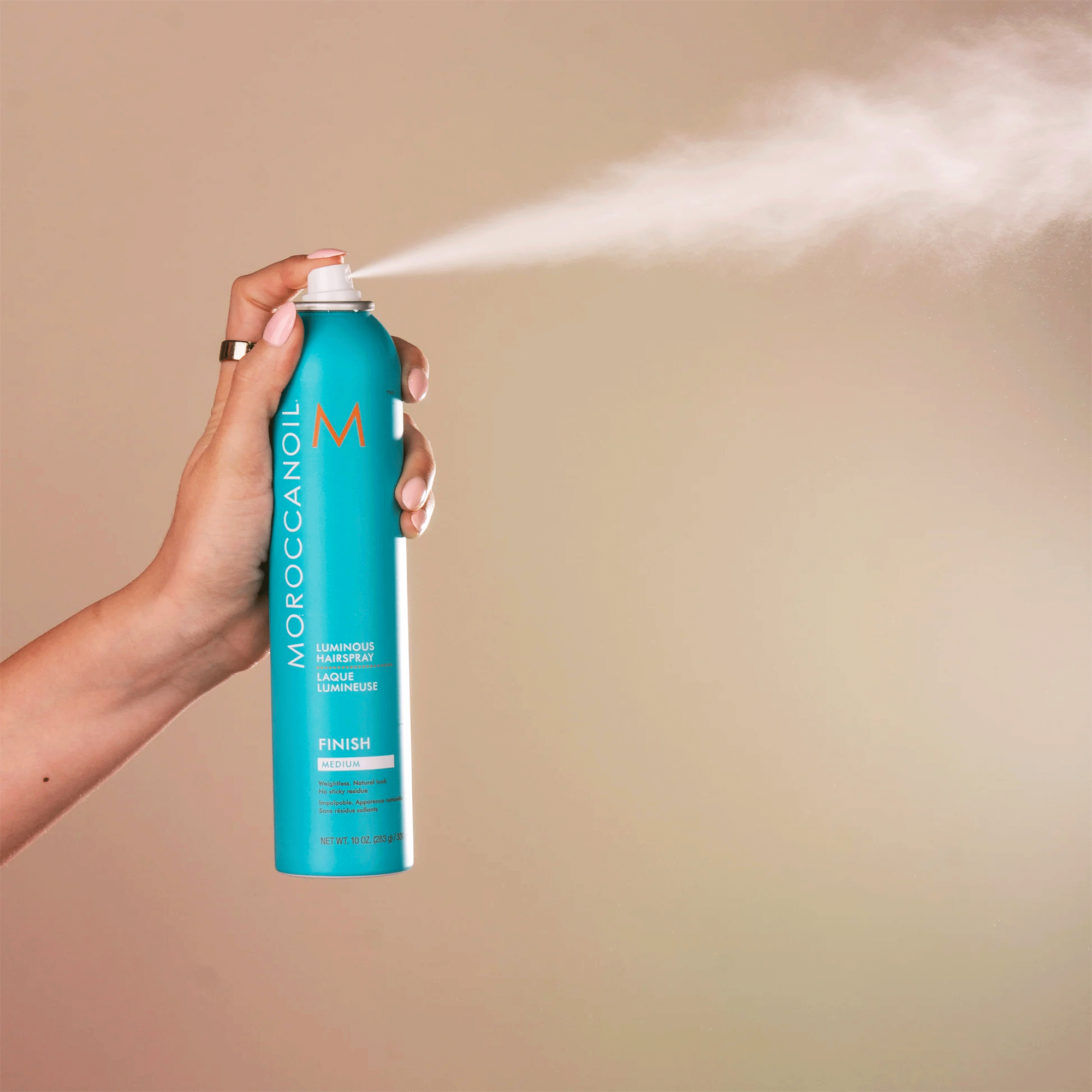 Сяючий лак для волосся середньої фіксації Moroccanoil Luminous Hair Spray Medium