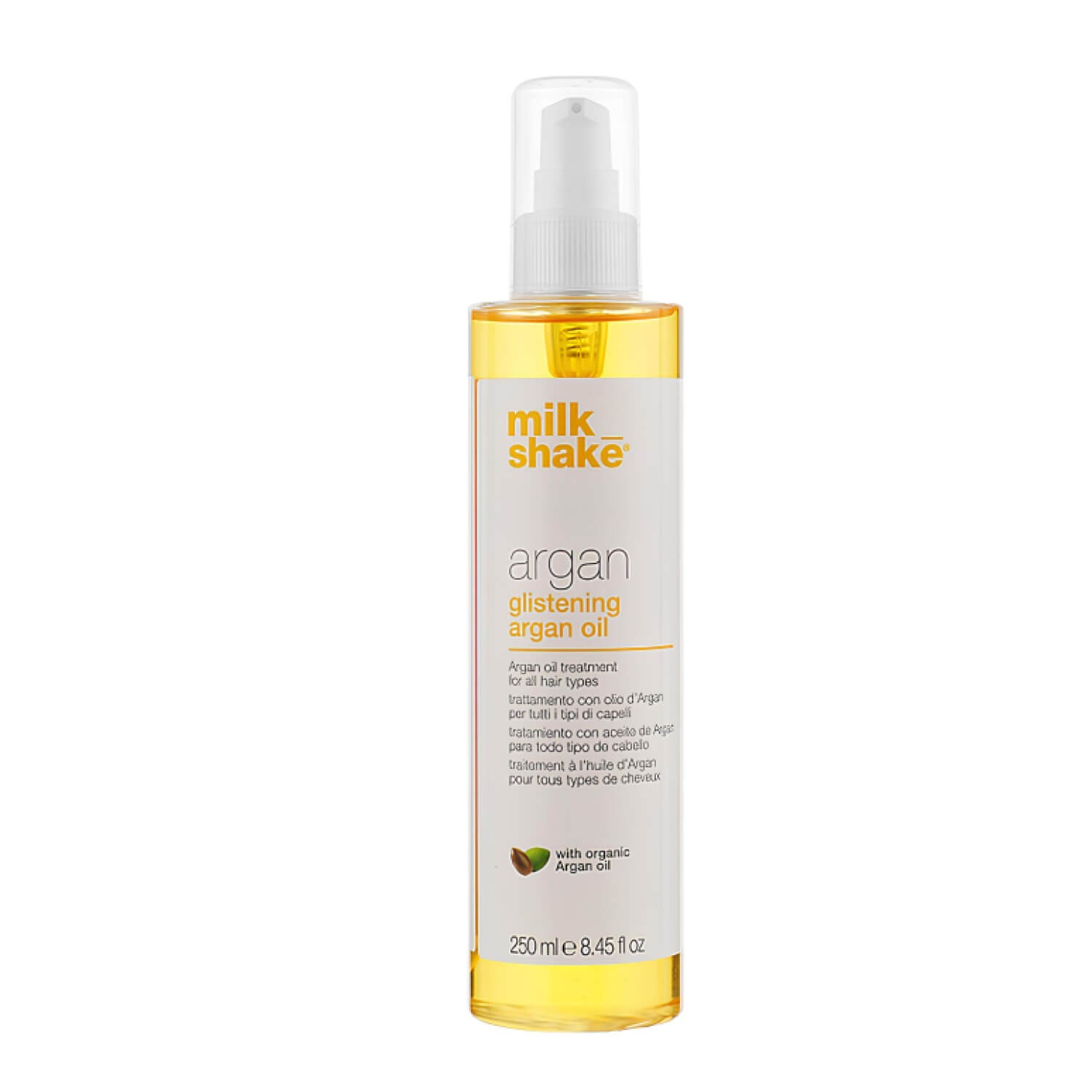 Аргановое масло для глубокого восстановления и блеска волос Milk Shake Argan Glistening Argan Oil