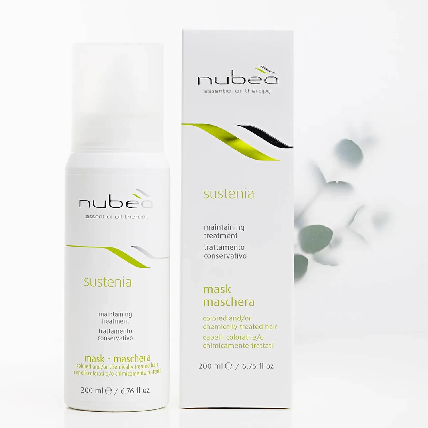 Маска для окрашенных и осветленных волос Nubea Sustenia Colored Mask Maschera