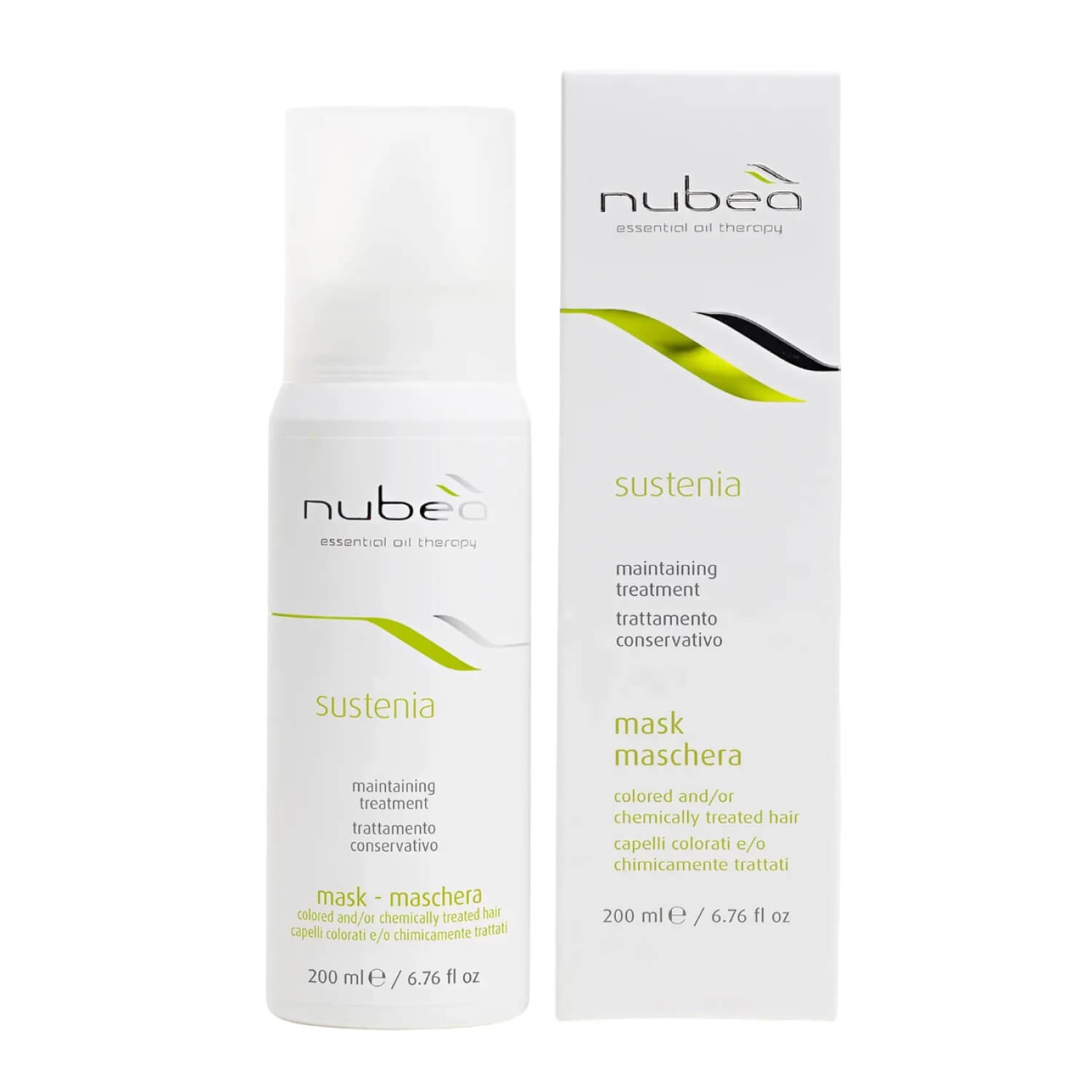 Маска для окрашенных и осветленных волос Nubea Sustenia Colored Mask Maschera