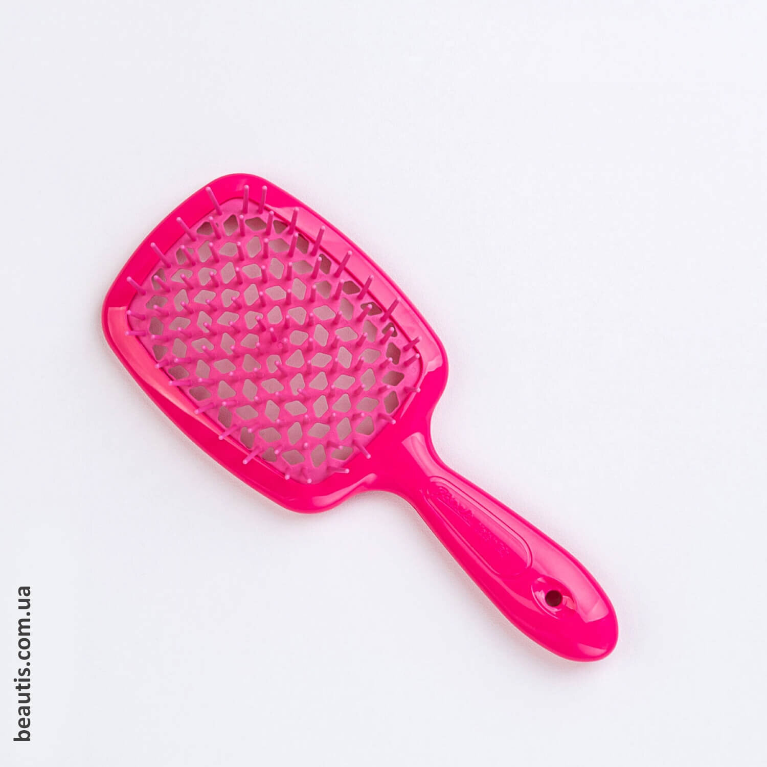 Маленький гребінець рожевий неон Janeke Superbrush Small Pink Neon 