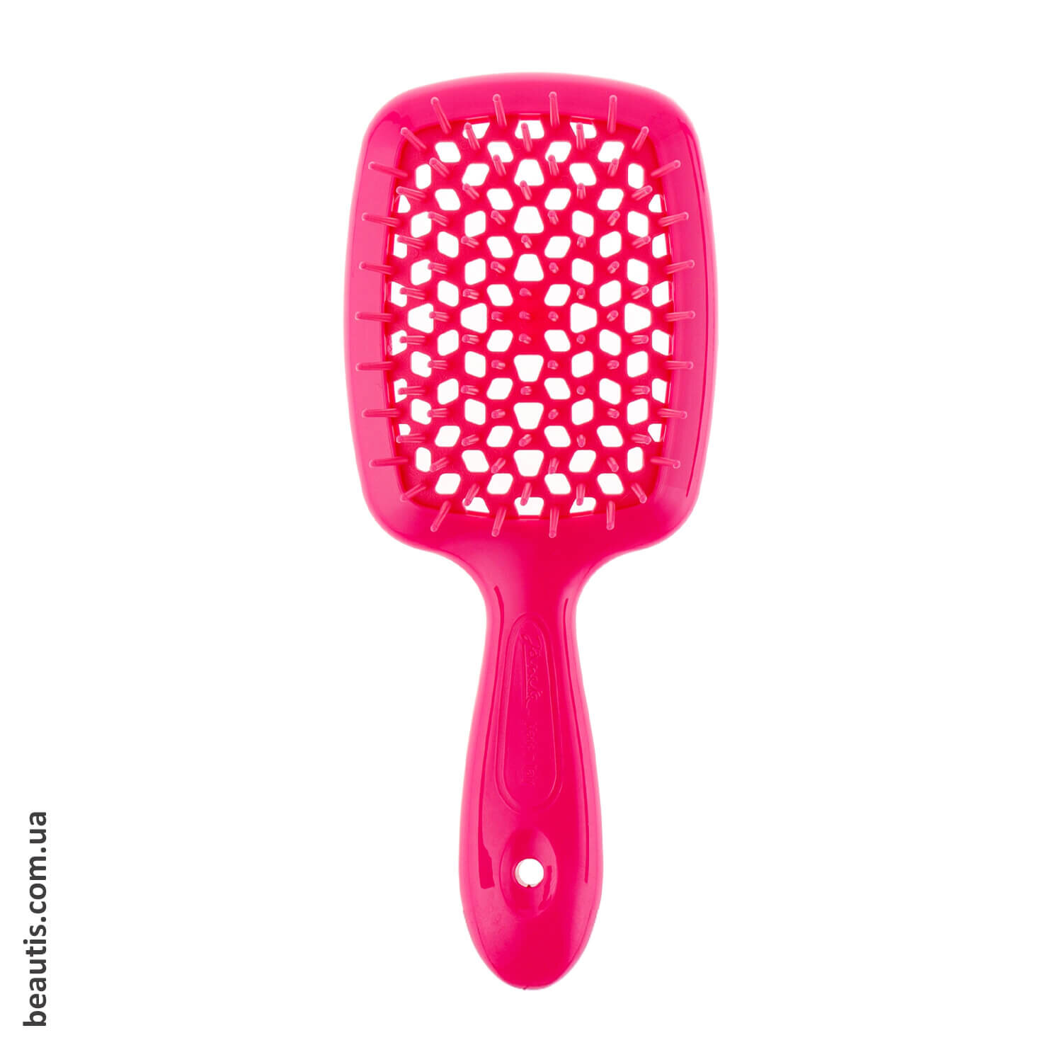 Маленький гребінець рожевий неон Janeke Superbrush Small Pink Neon 