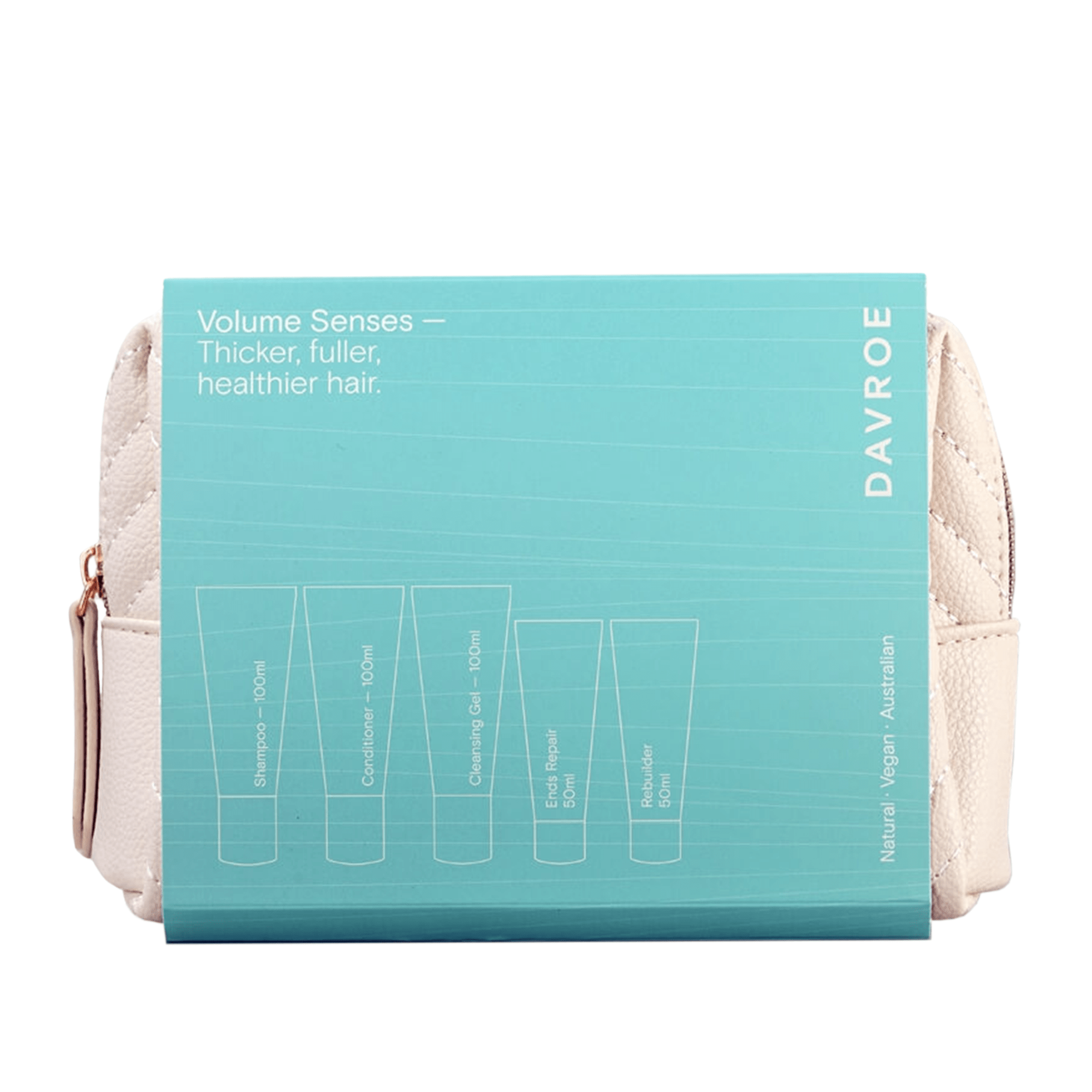 Рождественский тревел набор для объема волос Davroe Christmas Volume Senses Travel Pack