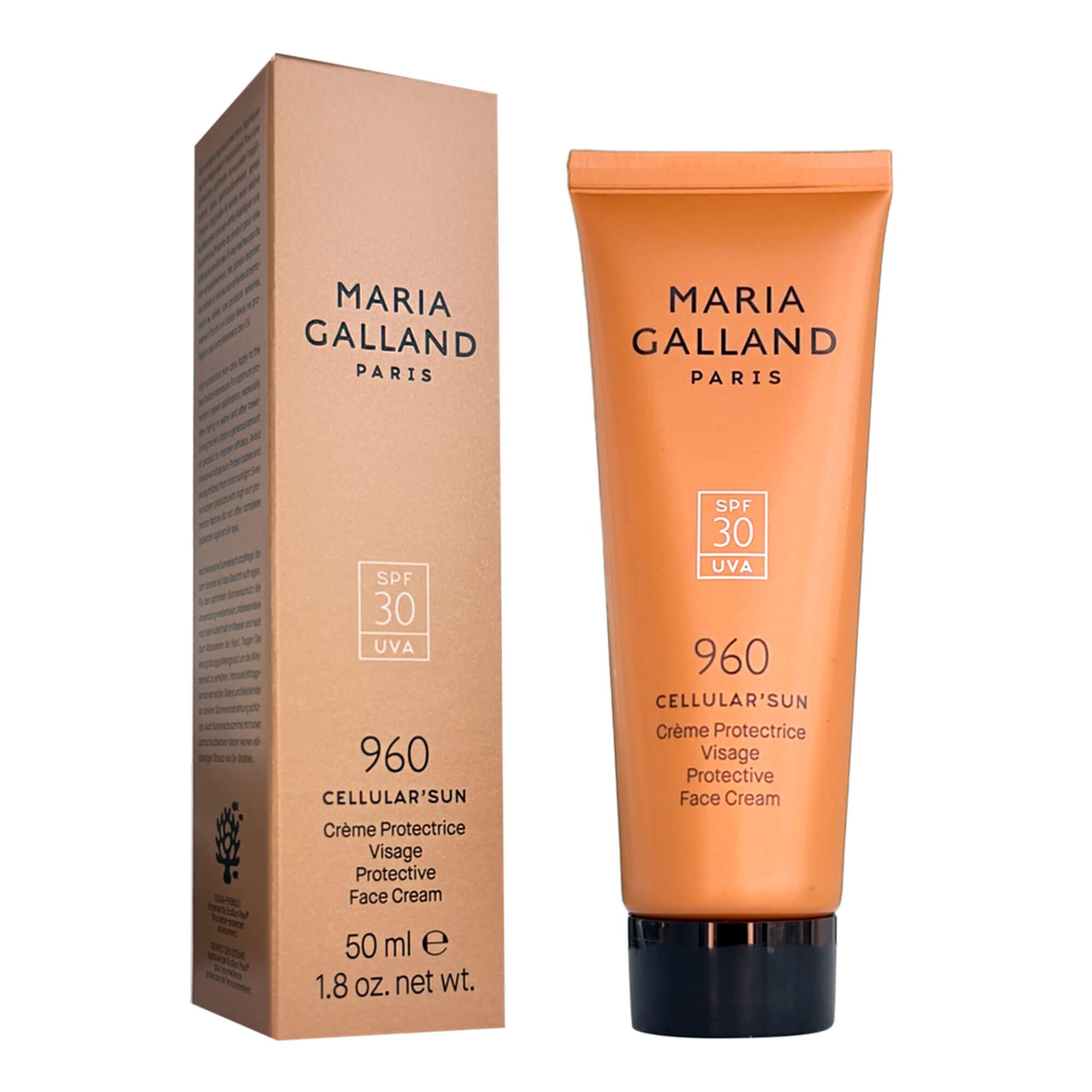 Сонцезахисний крем для обличчя Maria Galland 960 Cellular'Sun Face Protective Cream SPF 30