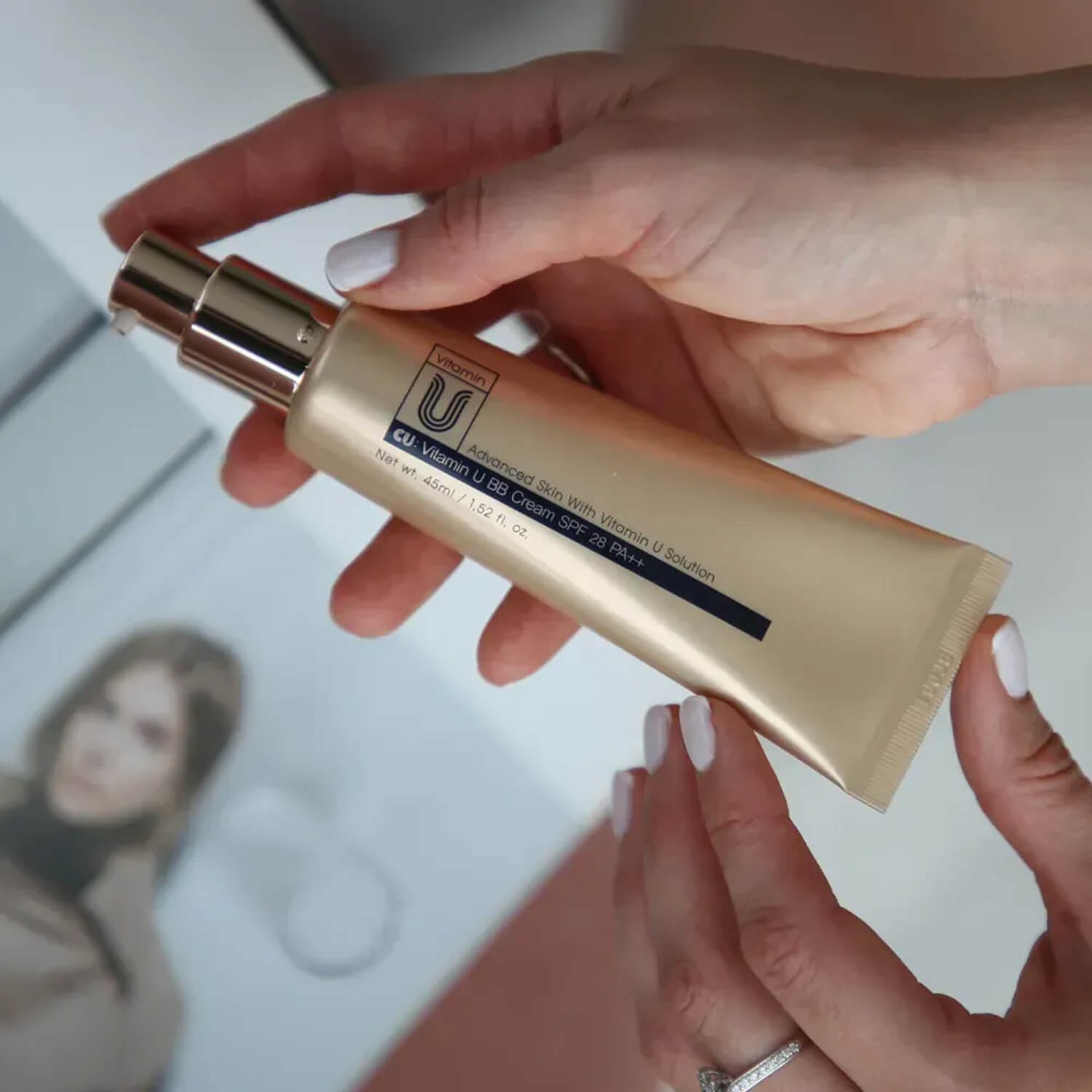 ВВ-крем тройного действия CU SKIN Vitamin U BB Cream SPF 28 PA++
