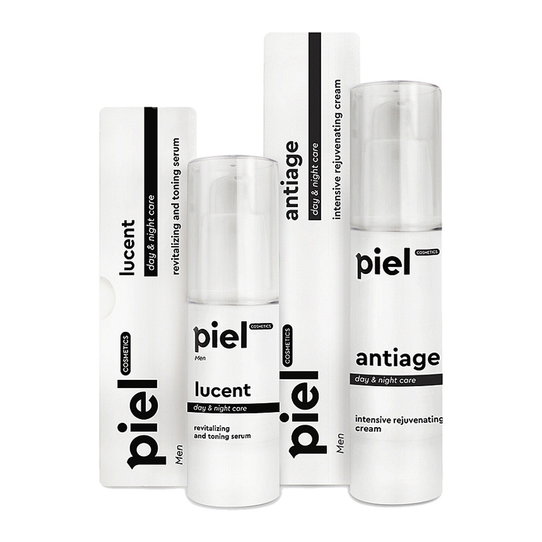 Piel Cosmetics Men's Set 3 - Антивіковий догляд для тьмяної шкіри обличчя