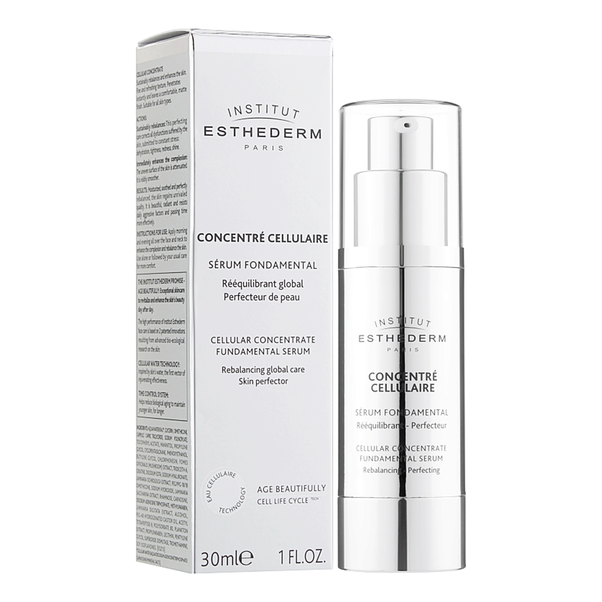 Сыворотка для лица Клеточный концентрат Institut Esthederm Concentrate Fundamental Serum