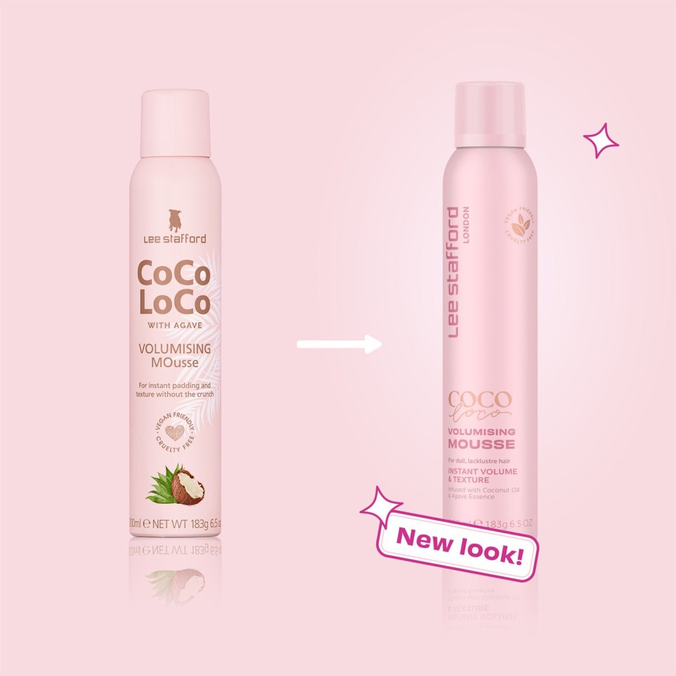 Мусс для волос Lee Stafford Coco Loco With Agave Mousse