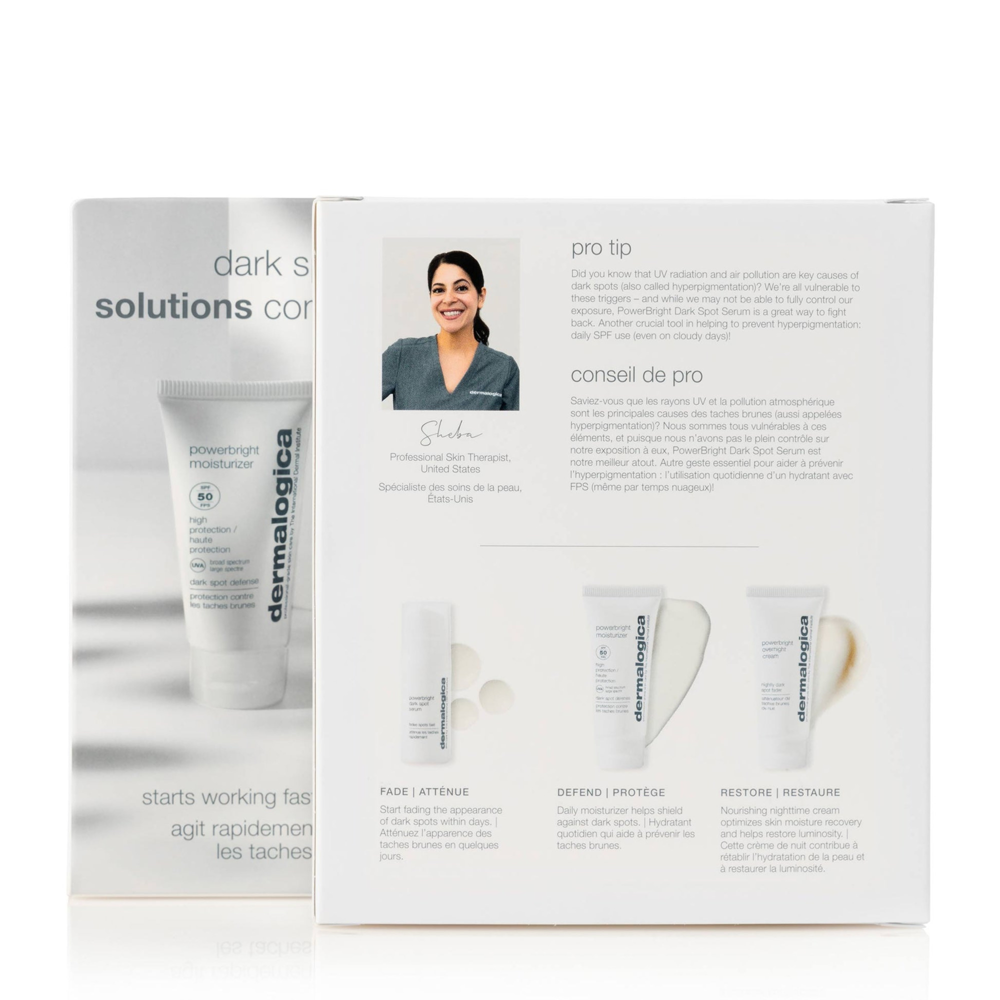 Набор для борьбы с неровным тоном кожи и гиперпигментацией Dermalogica Dark Spot Solutions Kit
