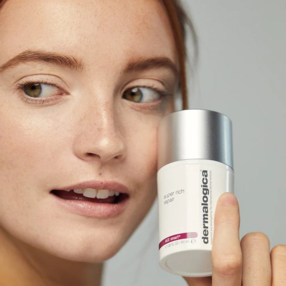 Суперпоживний відновлювач шкіри супер об'єм Dermalogica Super Rich Repair