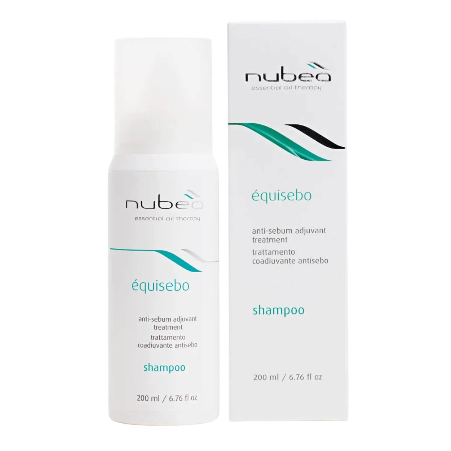 Себорегулирующий шампунь для жирной кожи головы Nubea Équisebo Anti-sebum Adjuvant Shampoo