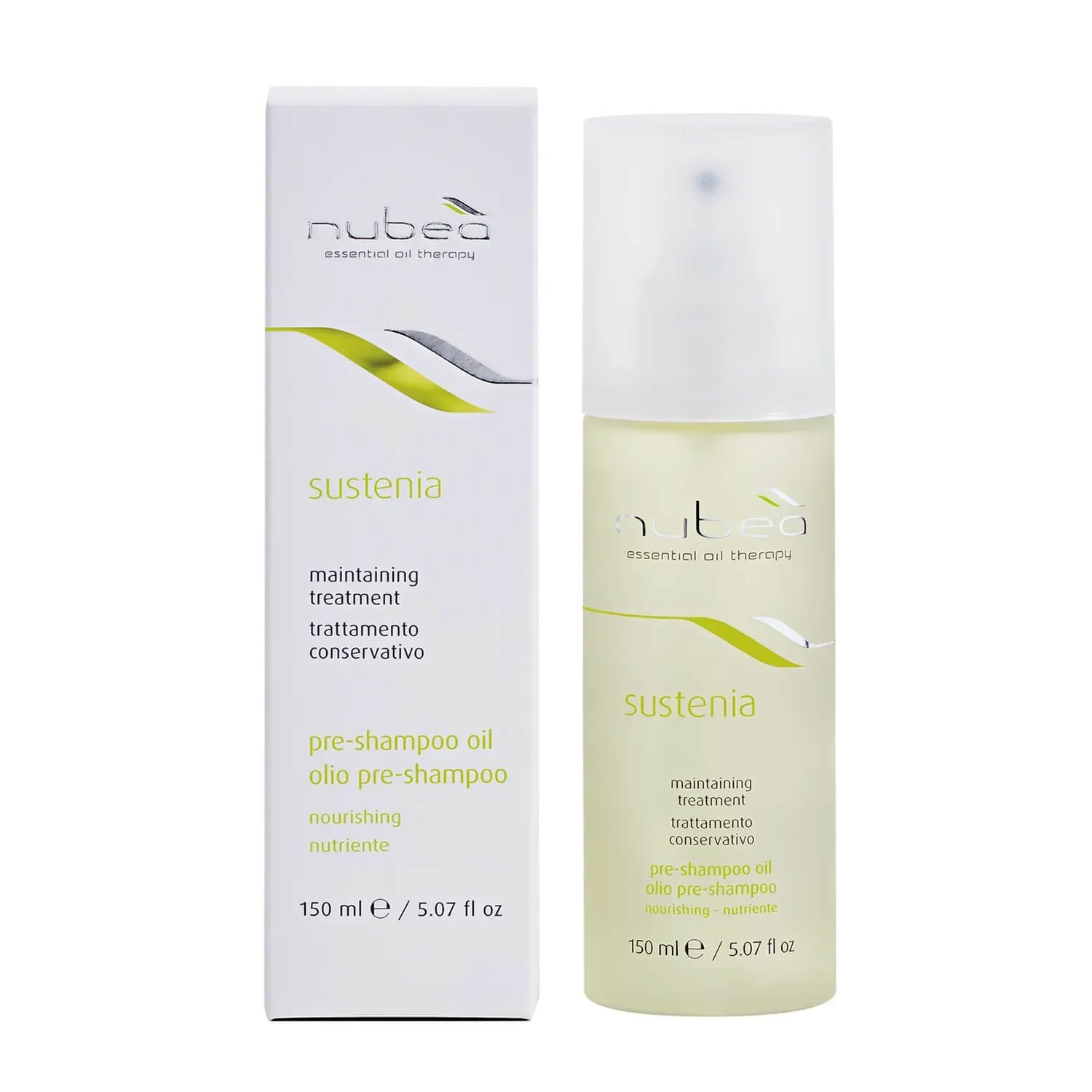 Nubea Sustenia Pre-Shampoo Nourishing Oil - Питательное масло, пре-шампунь