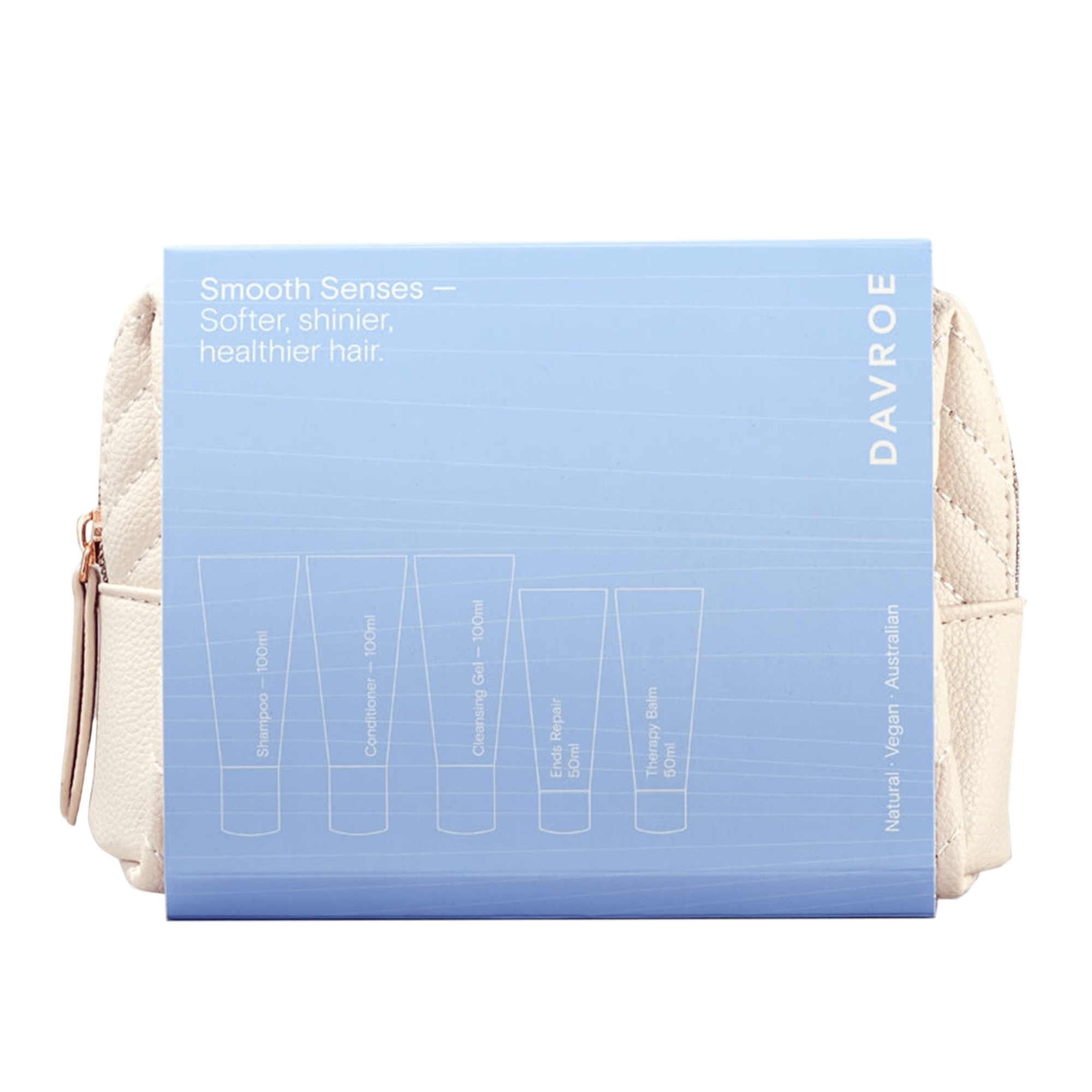 Рождественский тревел набор для гладкости волос Davroe Christmas Smooth Senses Travel Pack