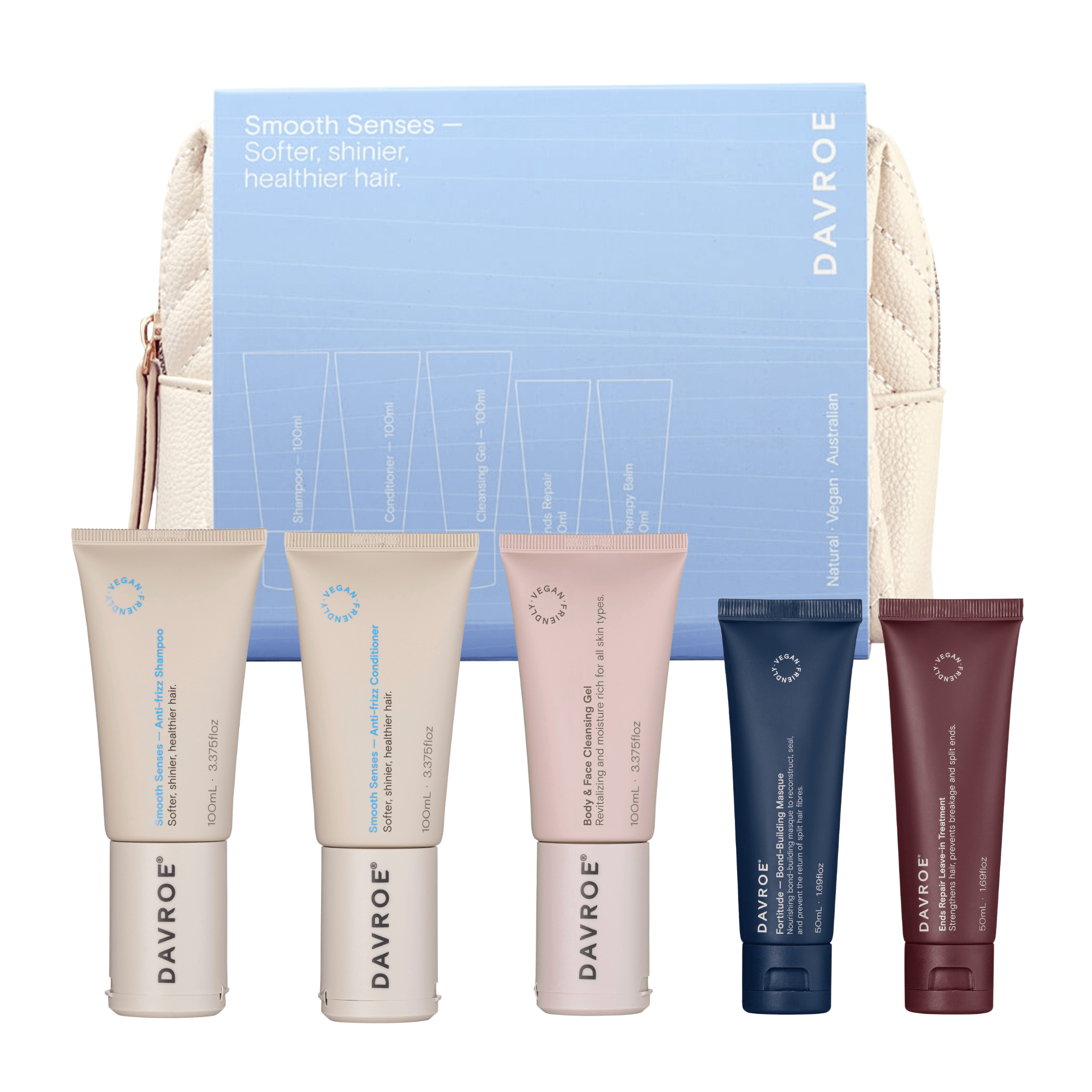 Davroe Рождественский тревел набор для гладкости волос