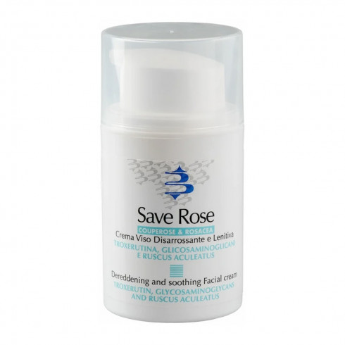 Денний крем для шкіри з куперозом, еритрозом, розацеа SPF 15  Biogena Save Rose 