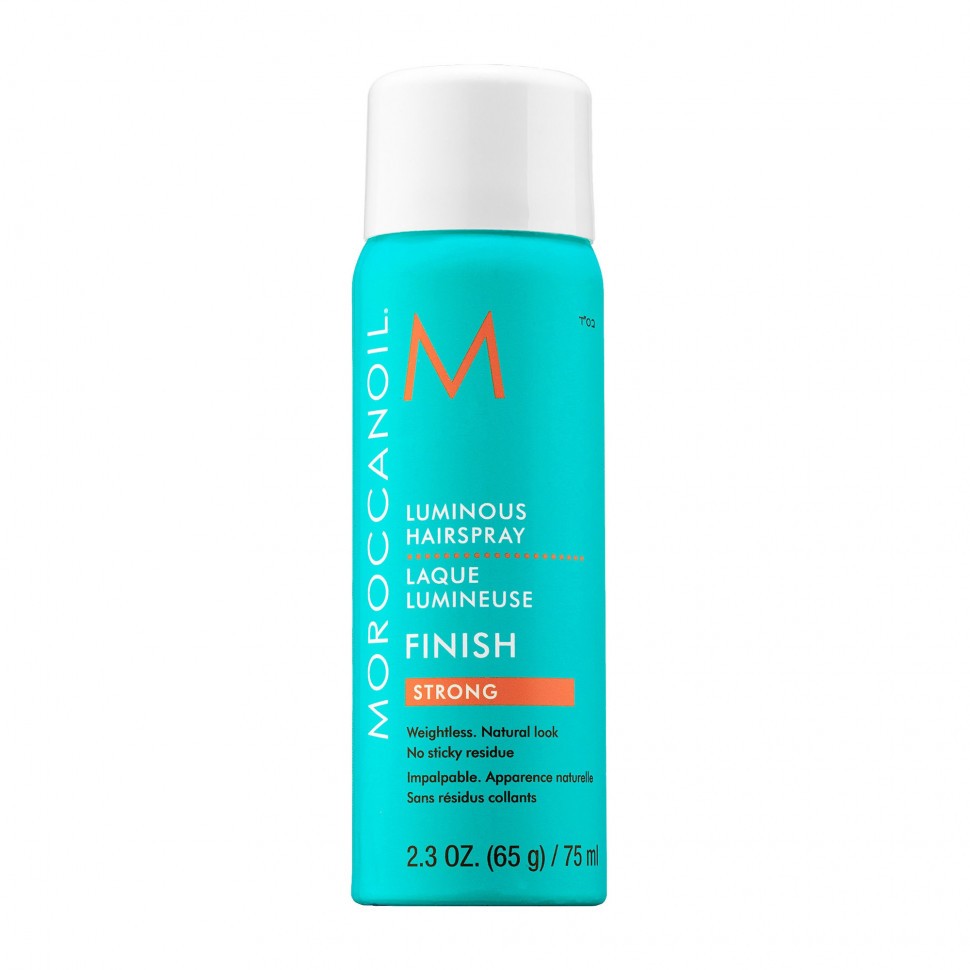 Сяючий лак для волосся сильної фіксації Moroccanoil Luminous Hairspray Strong Finish