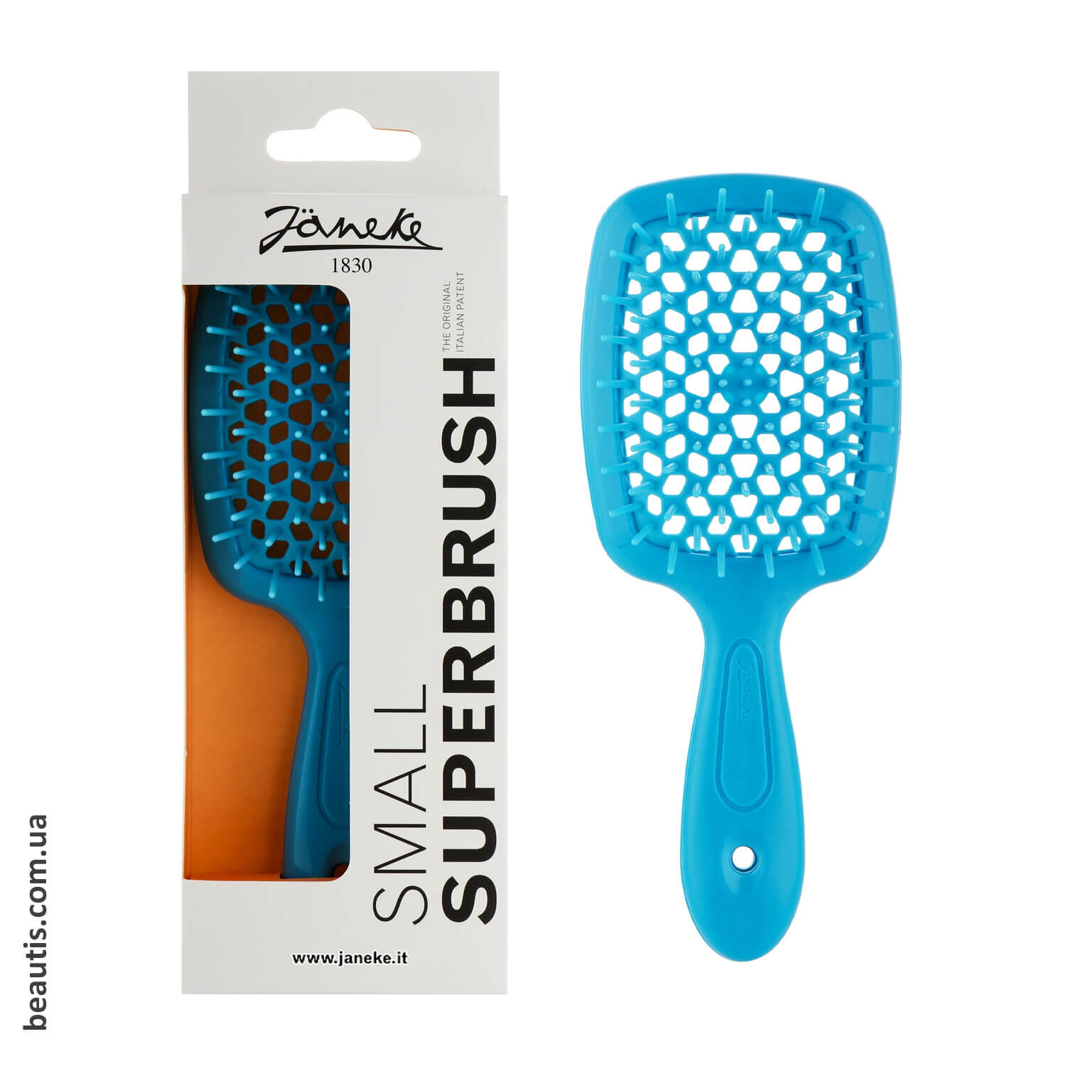 Расческа синяя Janeke Superbrush Standart Blue