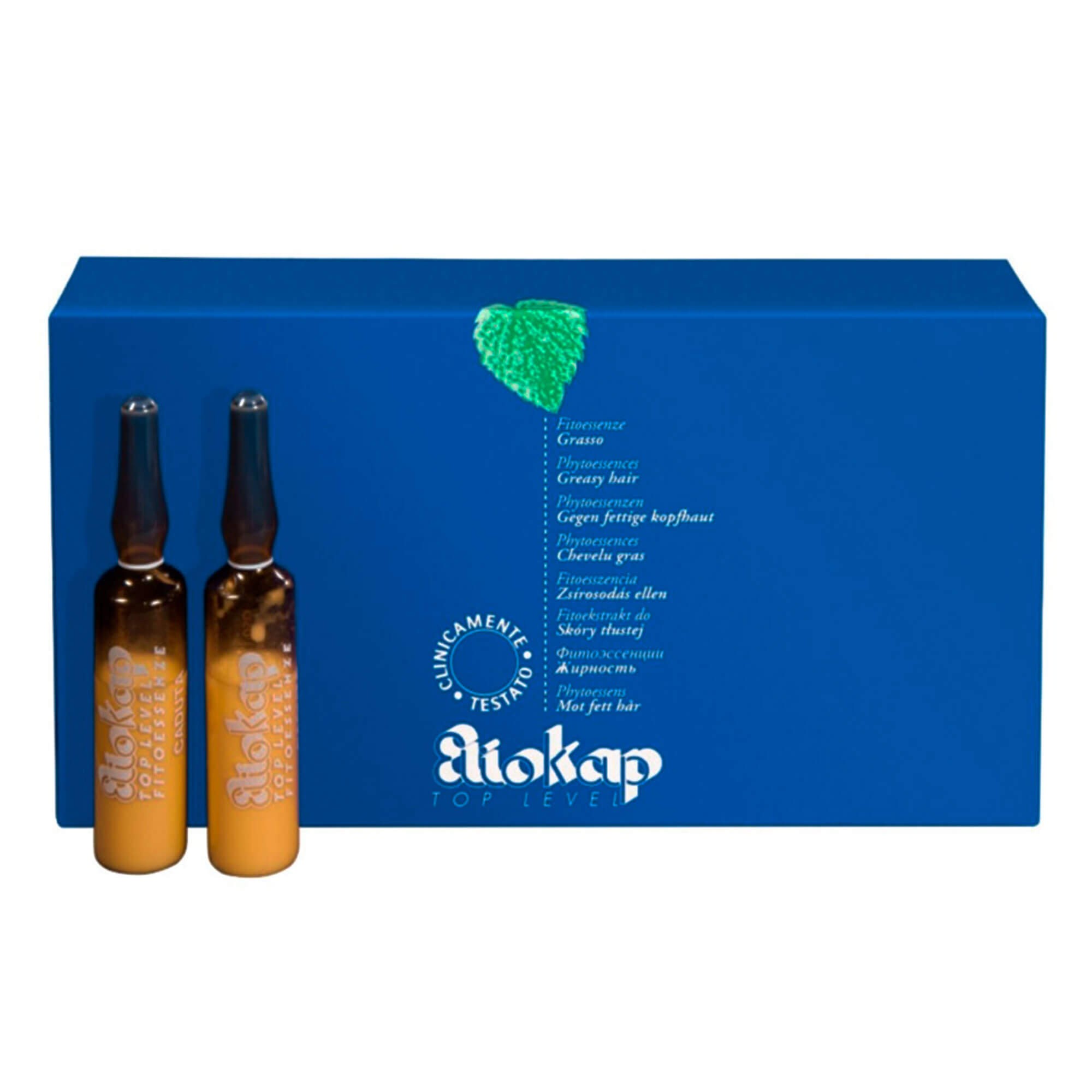 Фітоесенція для жирної шкіри голови  Eliokap Top Level Fitoessence Grasso