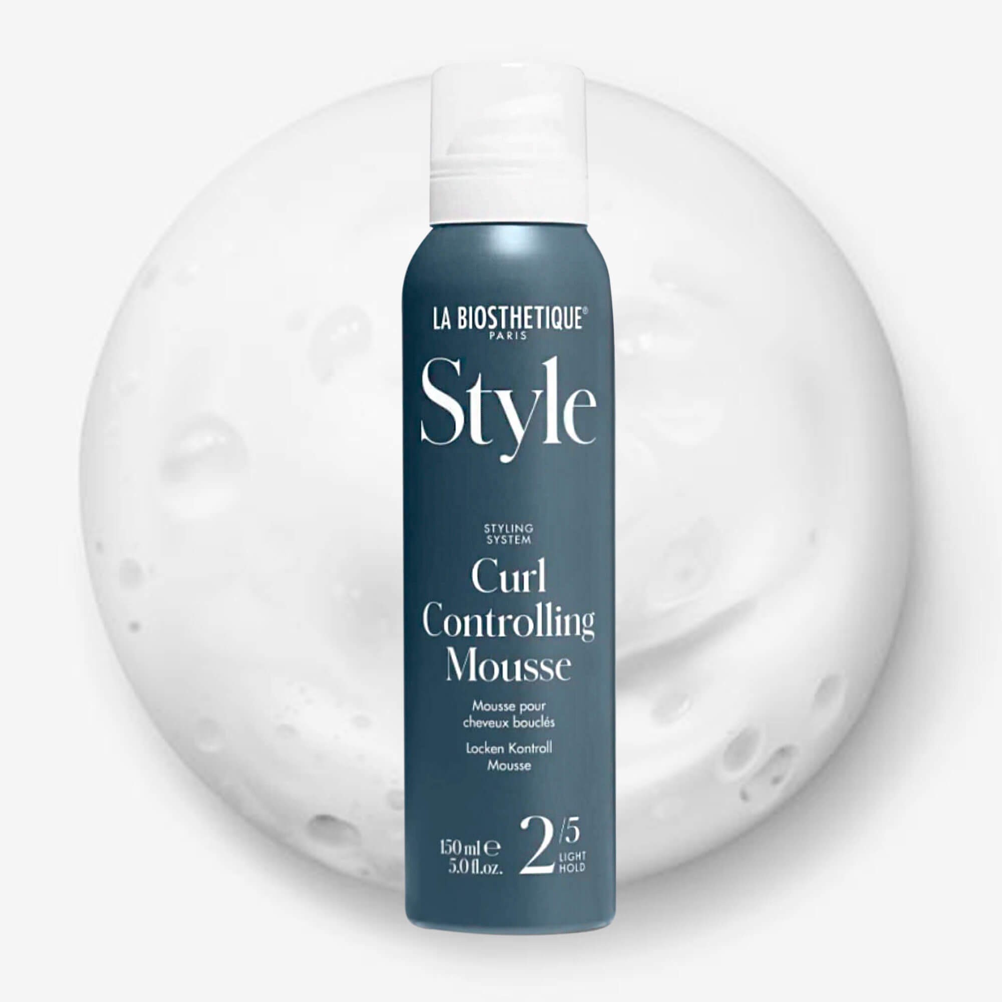 Мусс для волос с легкой степенью фиксации La Biosthetique Curl Controlling Mousse