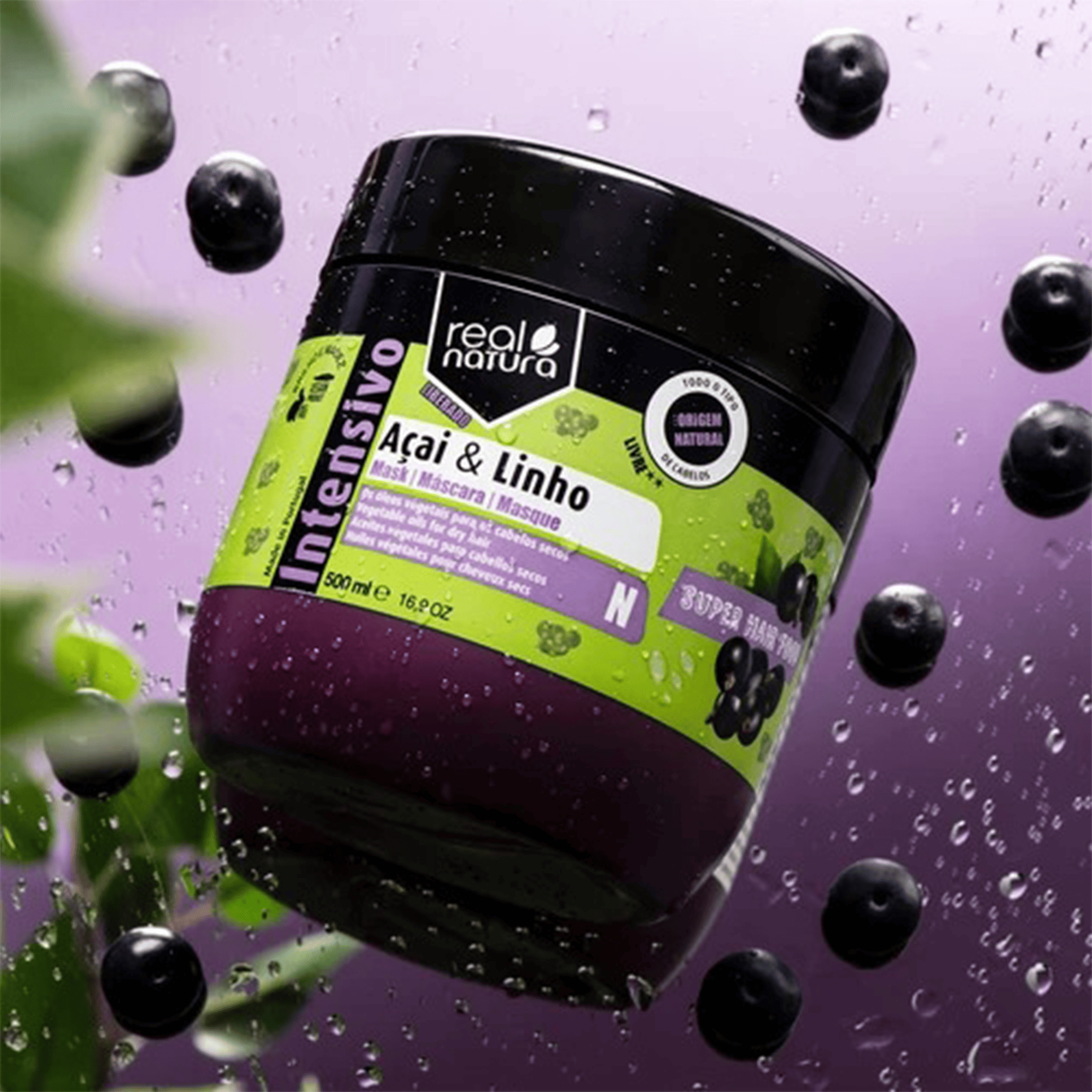 Real Natura Super Hair Food Acai E Linho цена