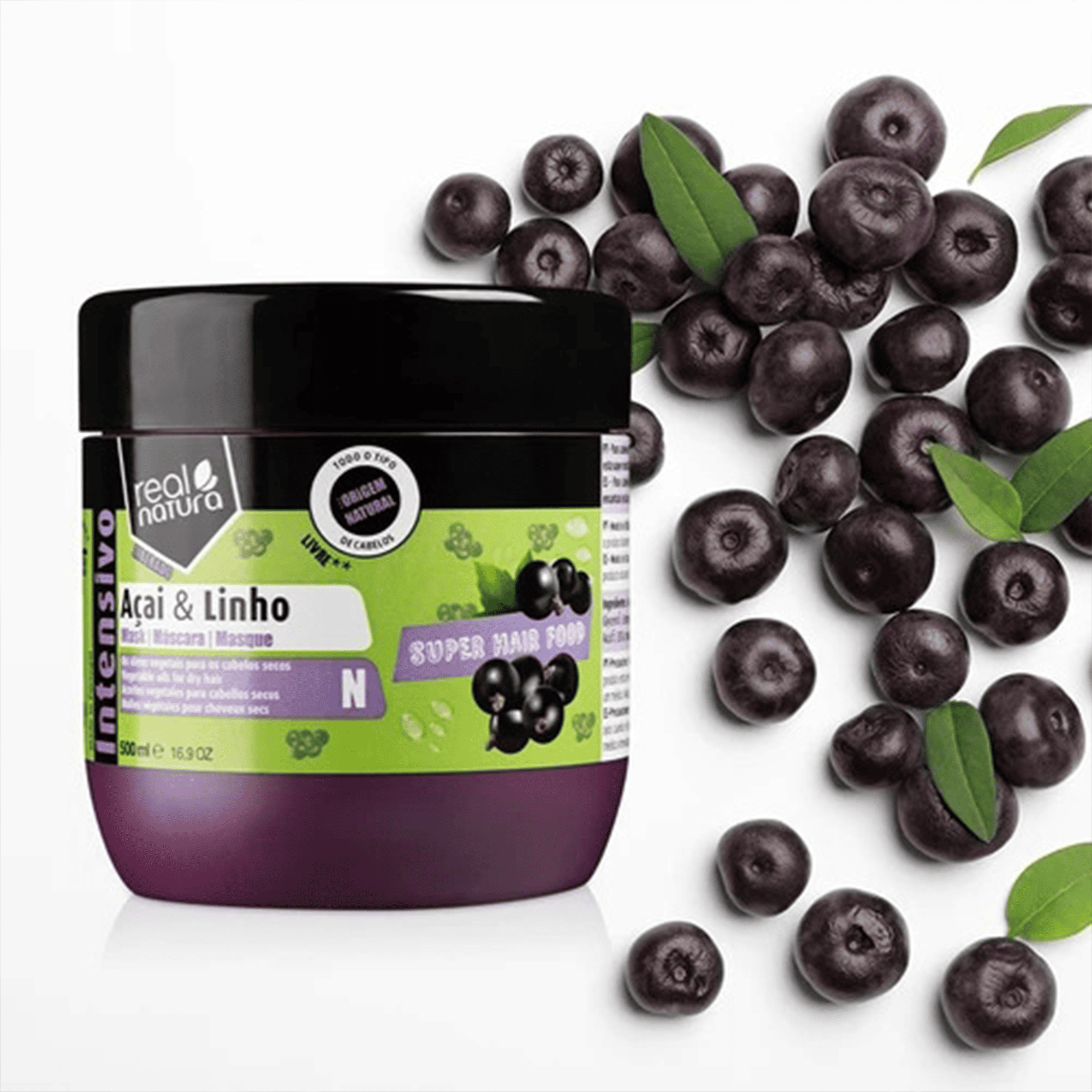 Real Natura Super Hair Food Acai E Linho купить