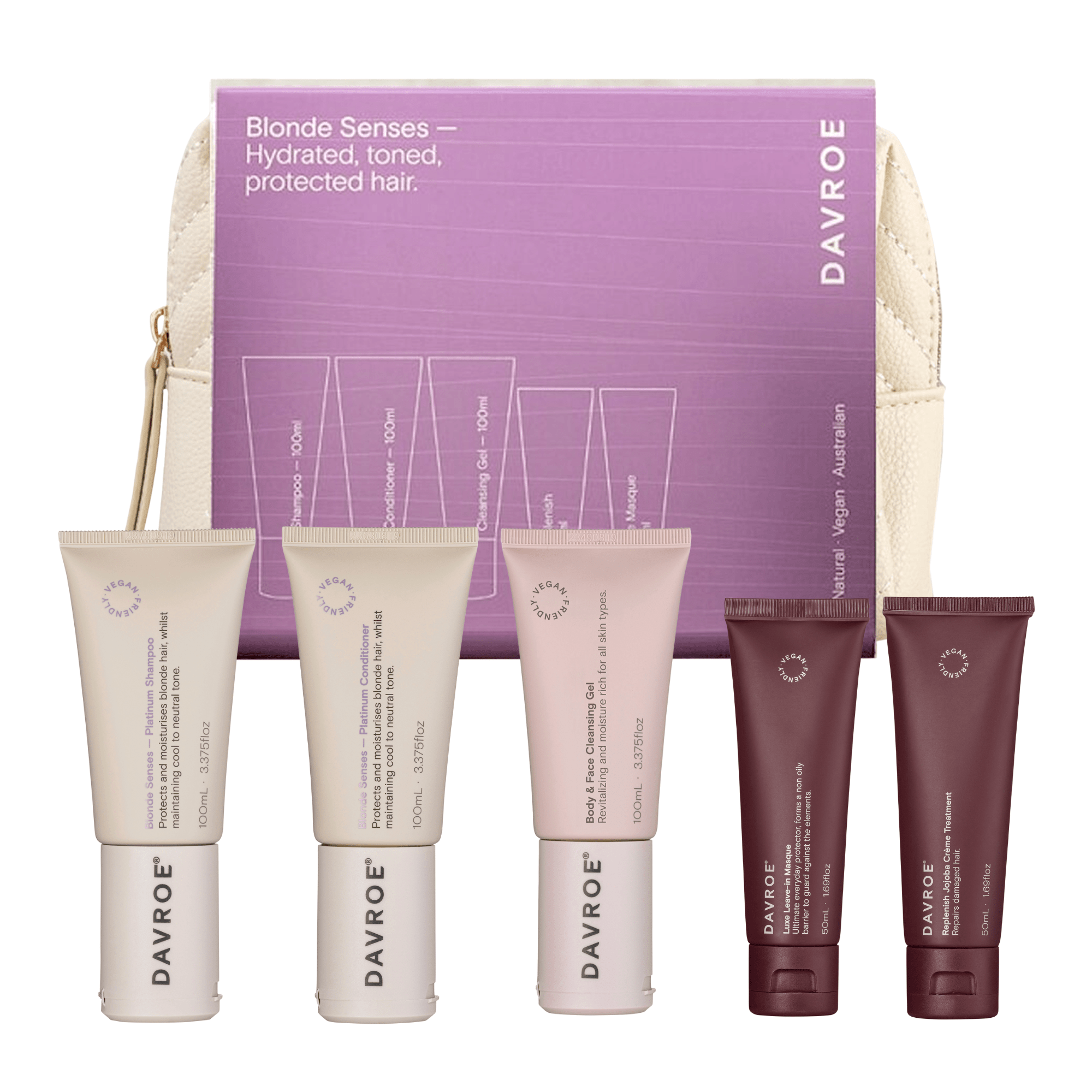 Davroe Рождественский тревел набор для блонда