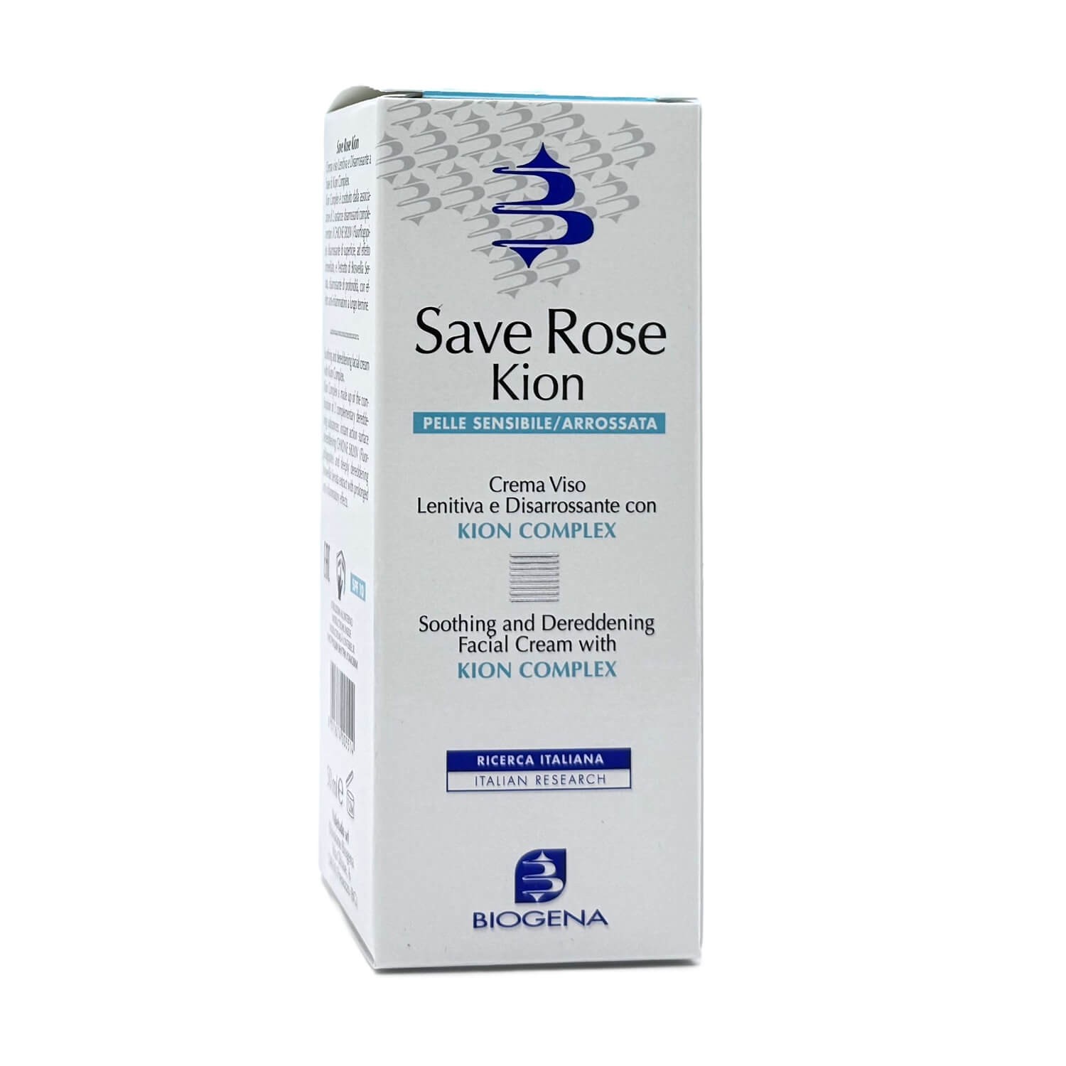 Крем успокаивающий для кожи с покраснением и куперозом SPF 10 Biogena Save Rose Kion Сream