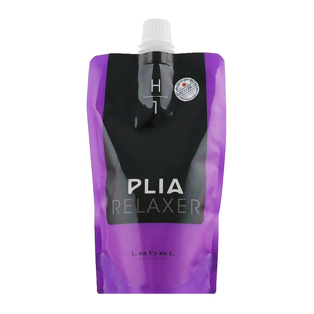 Lebel Plia Relaxer H1 - Крем для сенсорного випрямлення тонкого волосся Крок 1