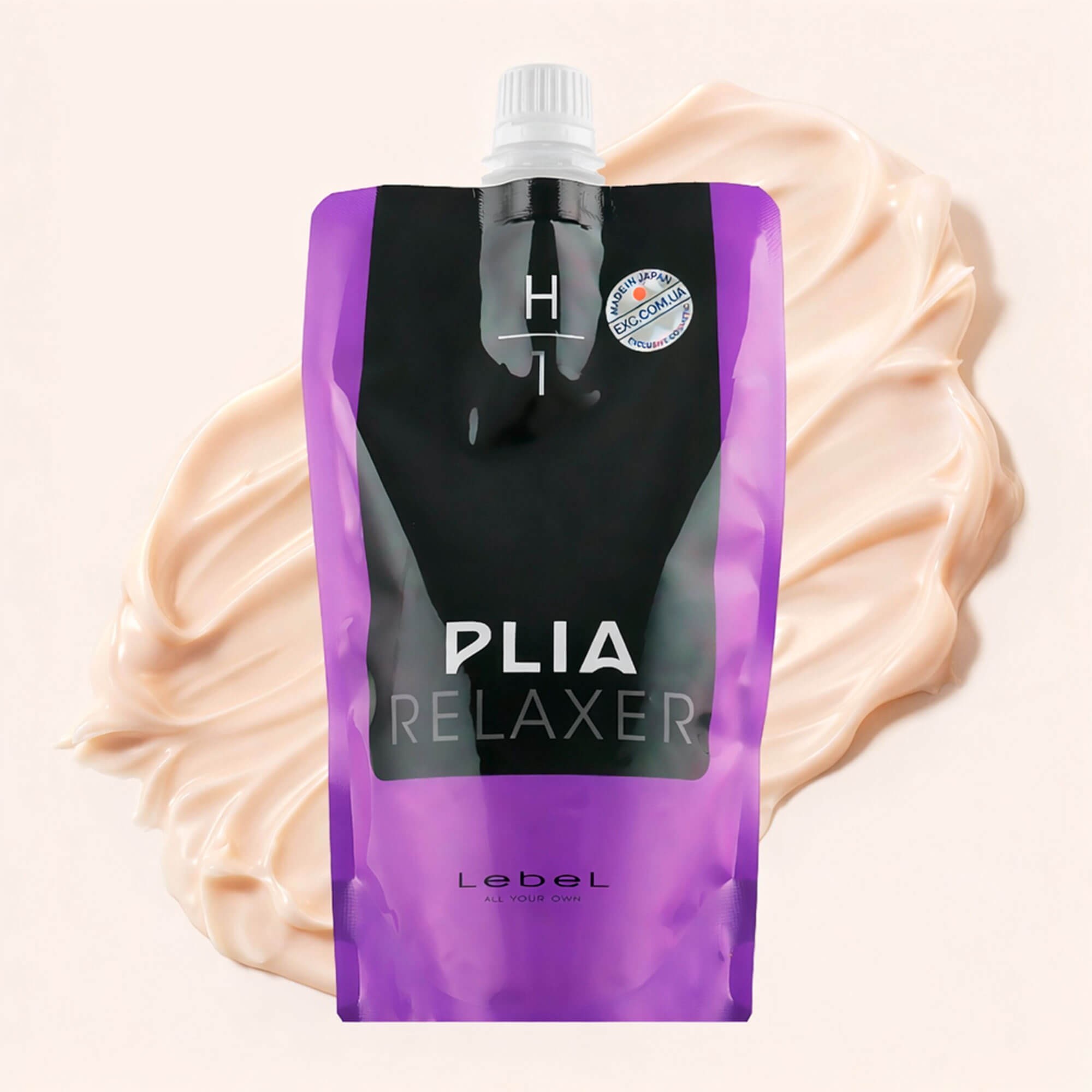 Крем для сенсорного випрямлення тонкого волосся Крок 1 Lebel Plia Relaxer H1