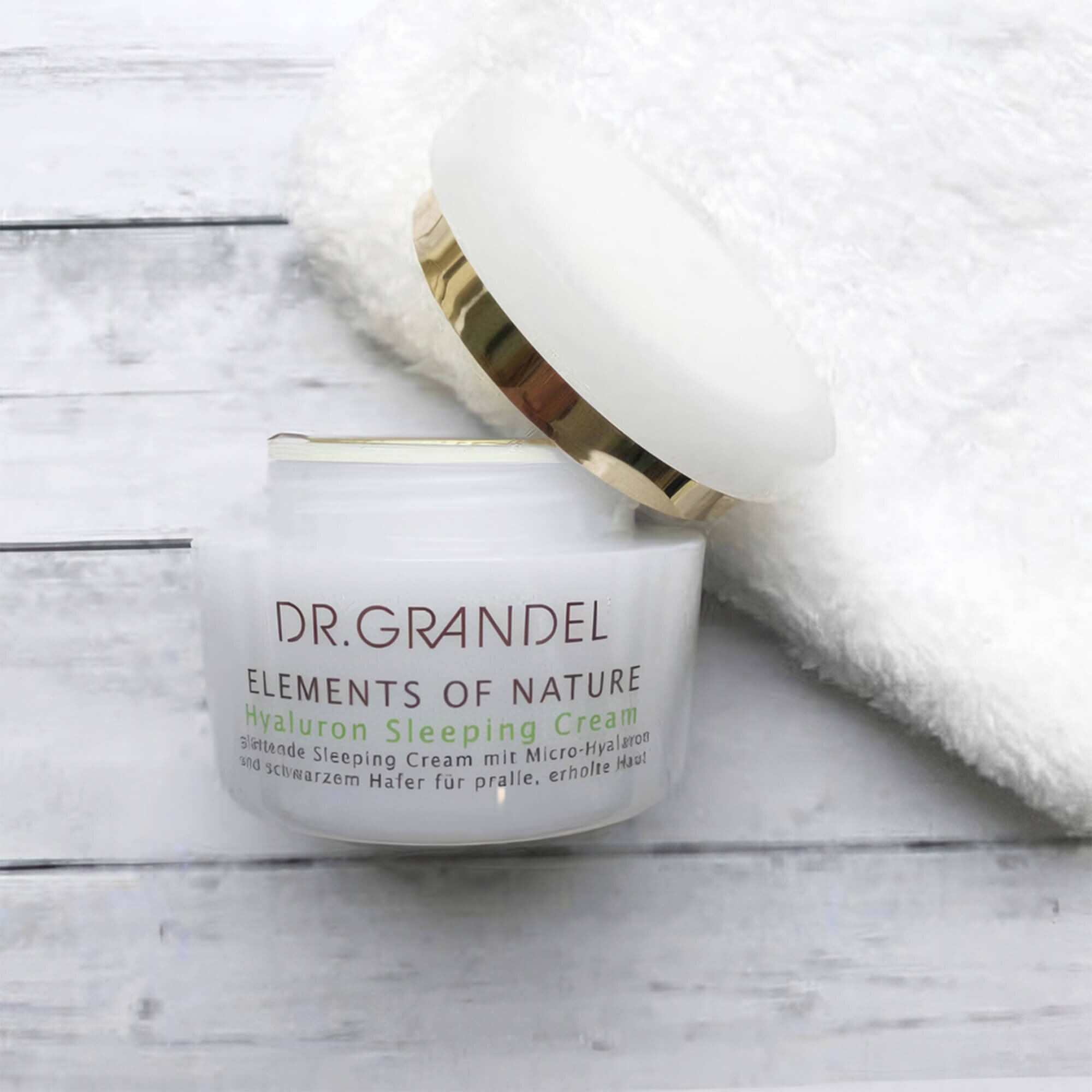 Нічний крем з мікро-гіалуроном Dr.Grandel Hyaluron Sleeping Cream