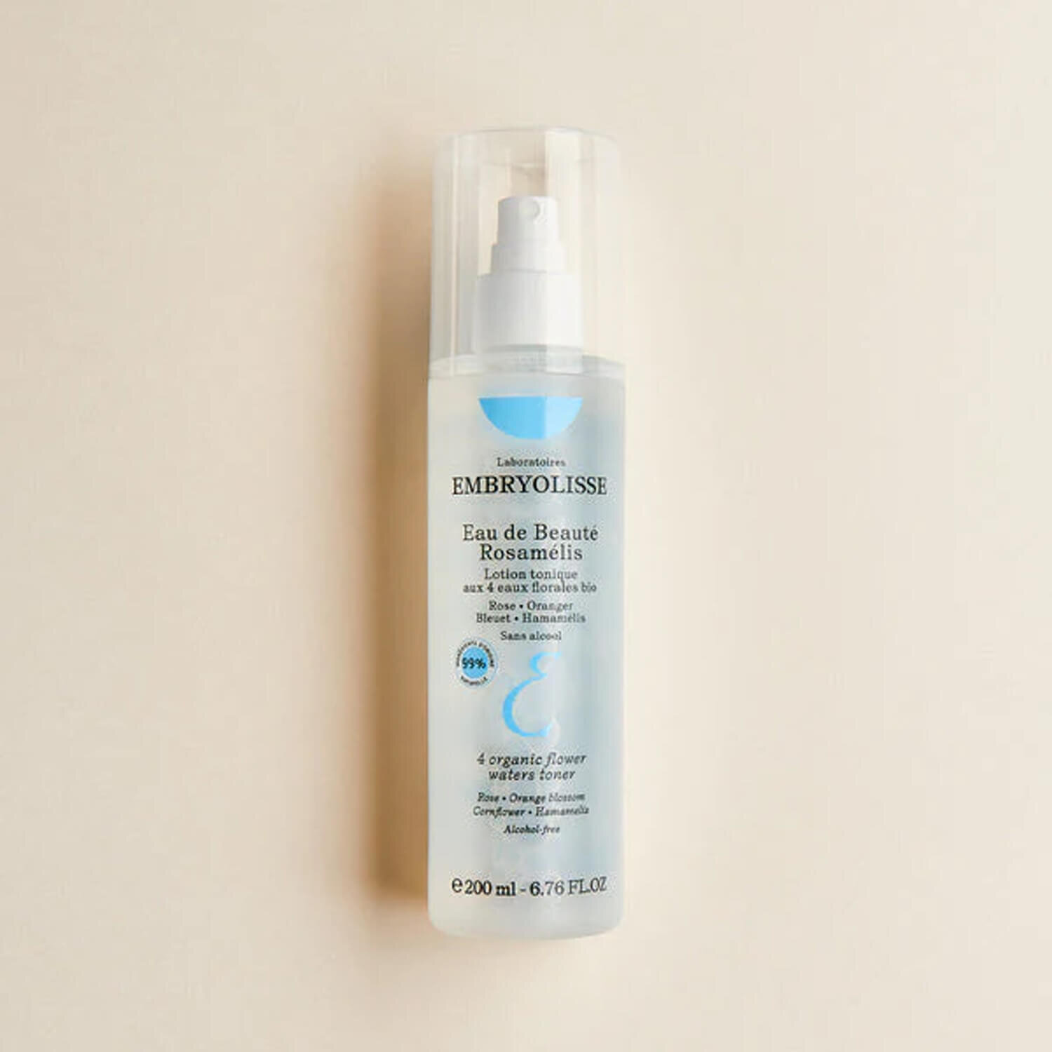 Цветочный тоник-спрей Embryolisse Eau De Beaute Rosamelis
