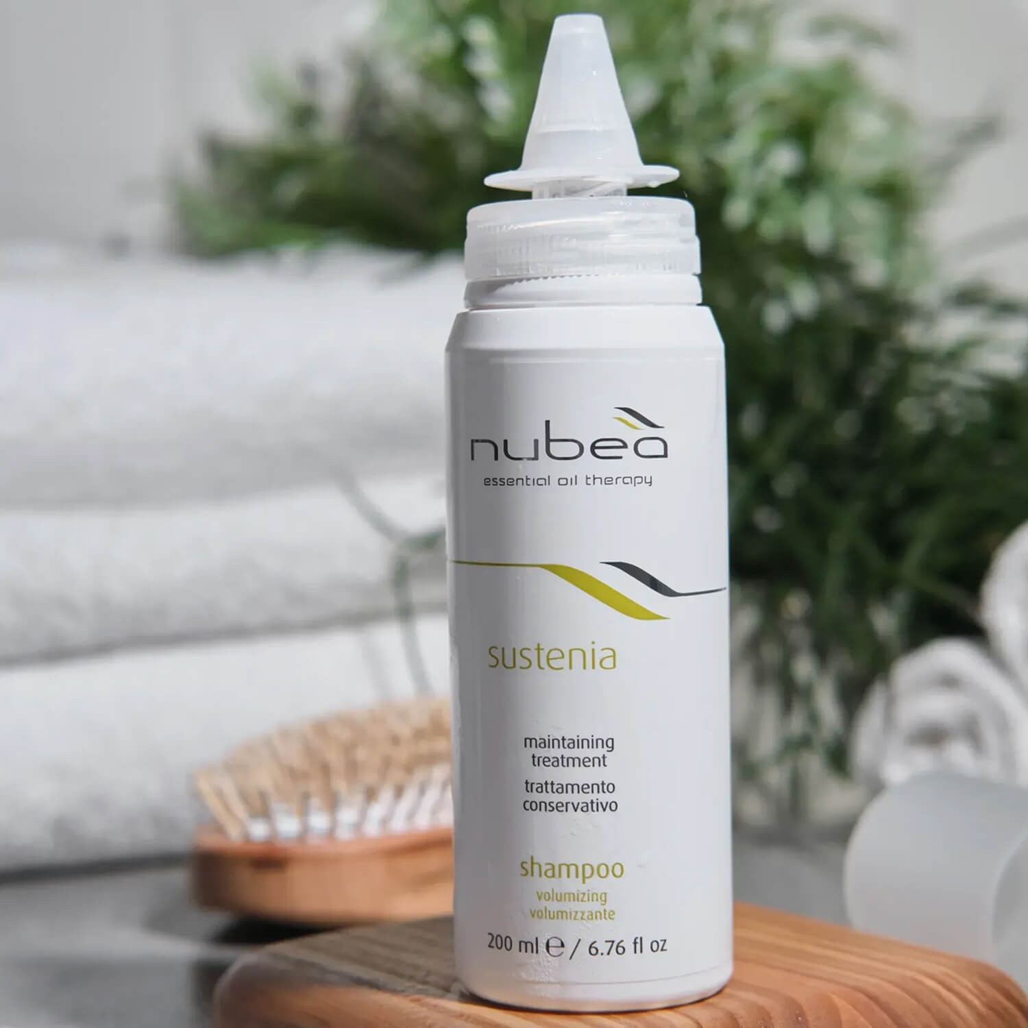Шампунь для поврежденных волос Nubea Sustenia Volume Shampoo