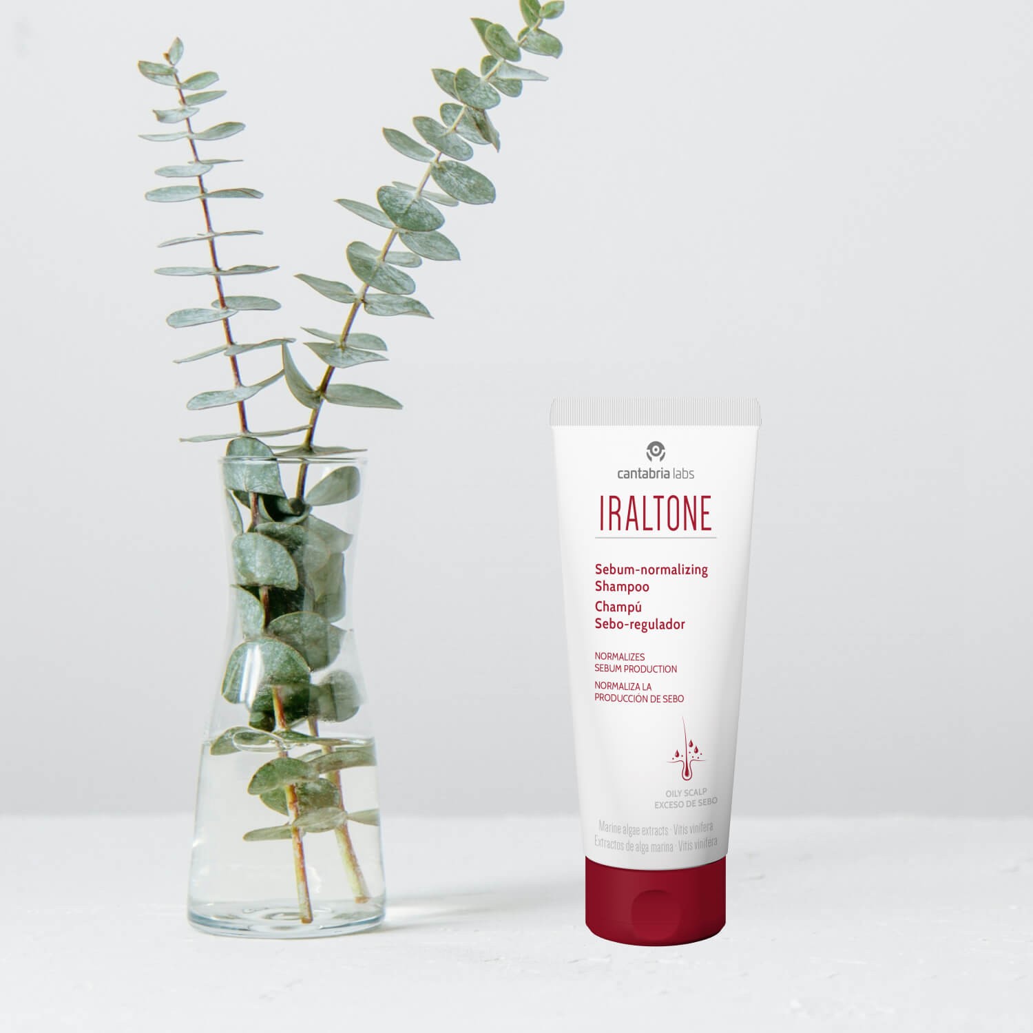 Шампунь для жирної шкіри голови  Cantabria Labs Iraltone Sebum-normalizing Shampoo