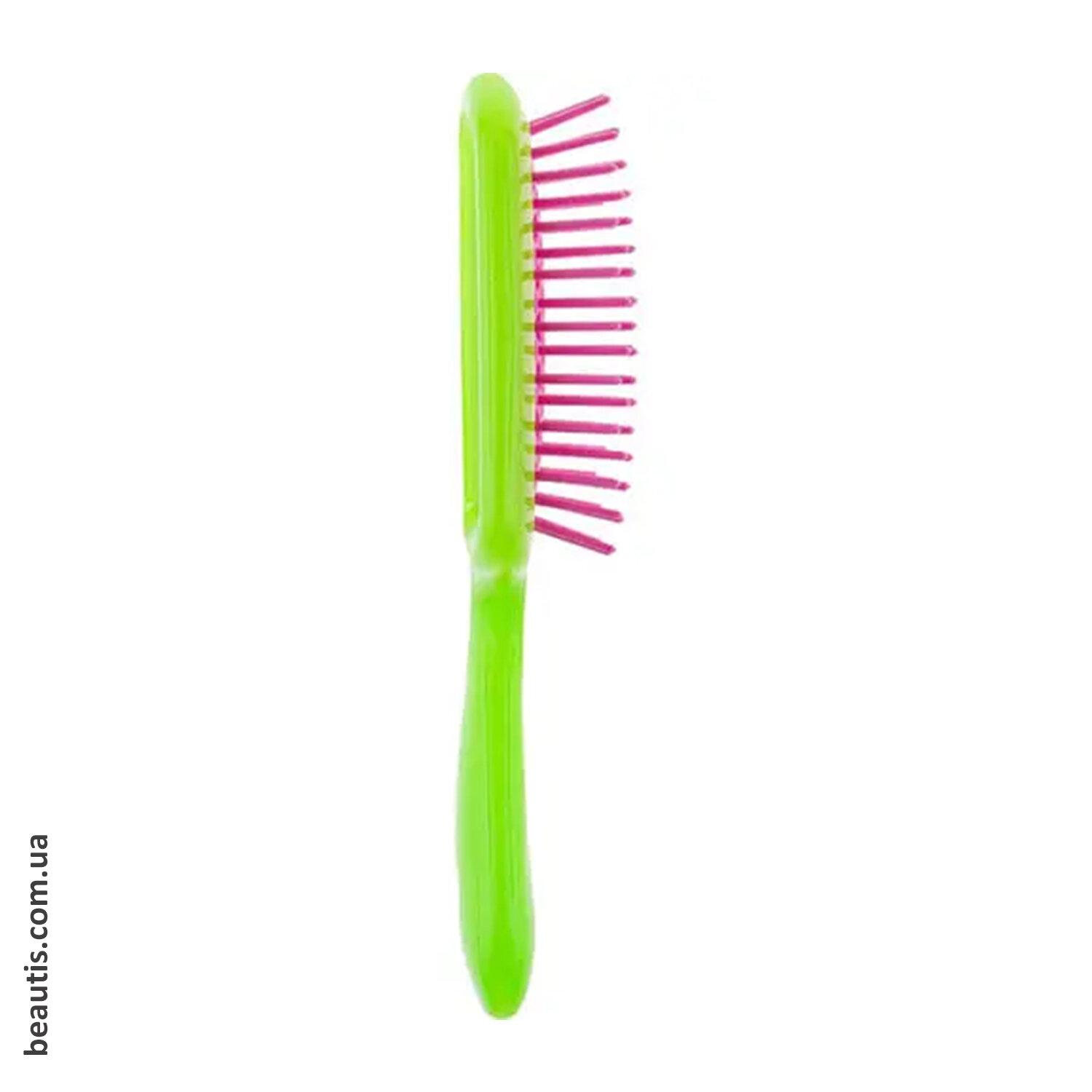 Маленький гребінець зелений з рожевим Janeke Superbrush Small Green Pink